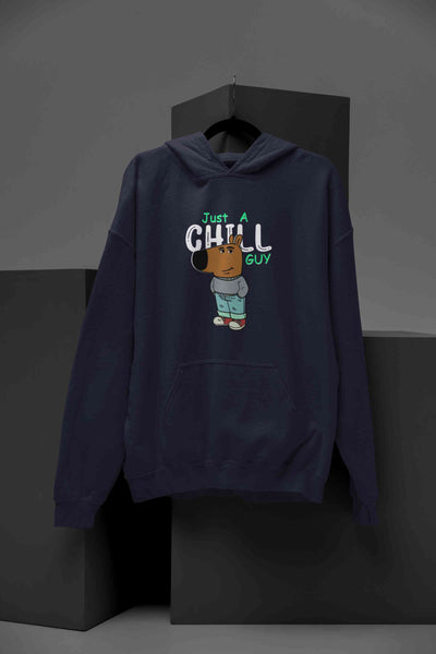 Just A Chill Guy Hoodies for Women-FunkyTeesClub
