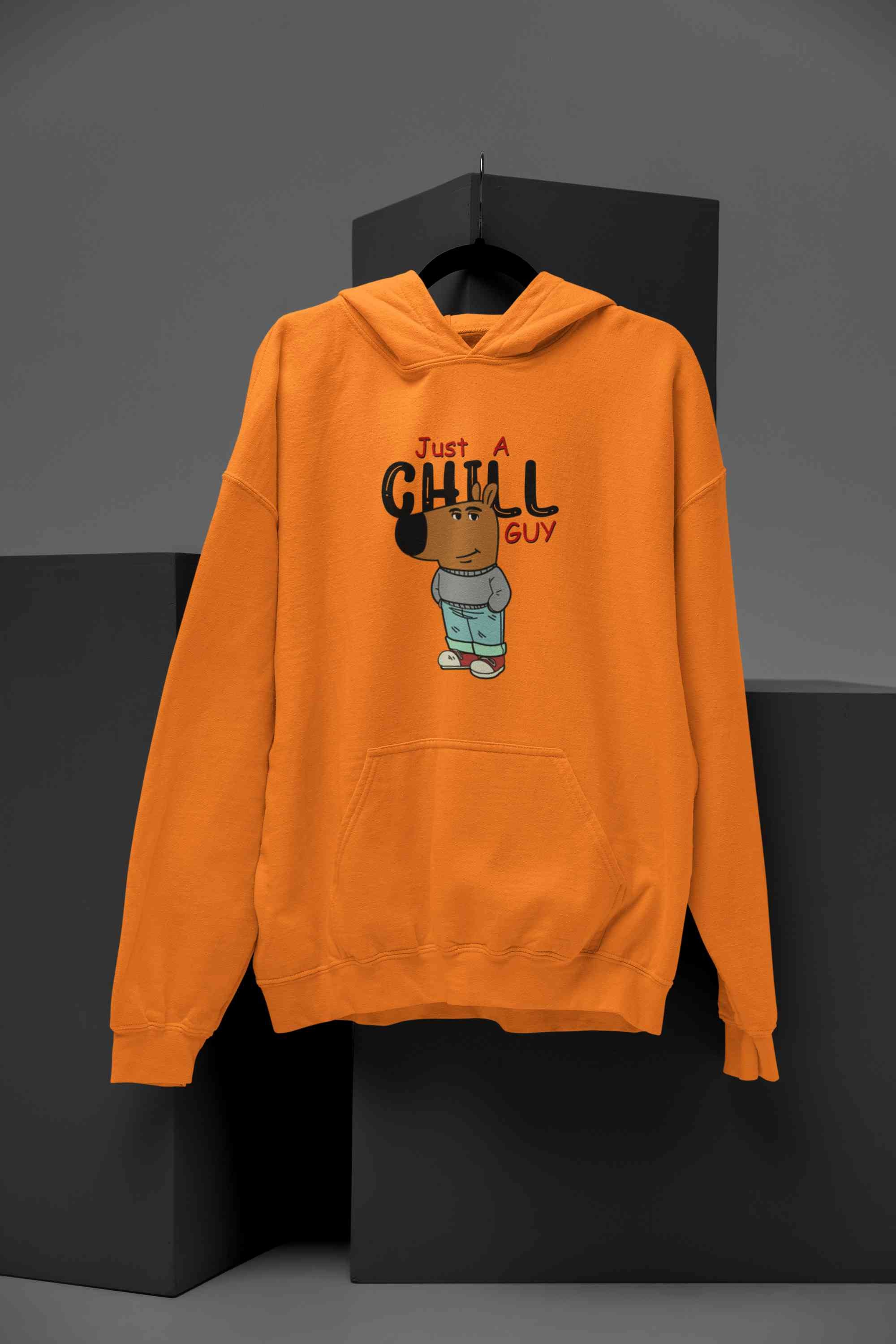Just A Chill Guy Hoodies for Women-FunkyTeesClub