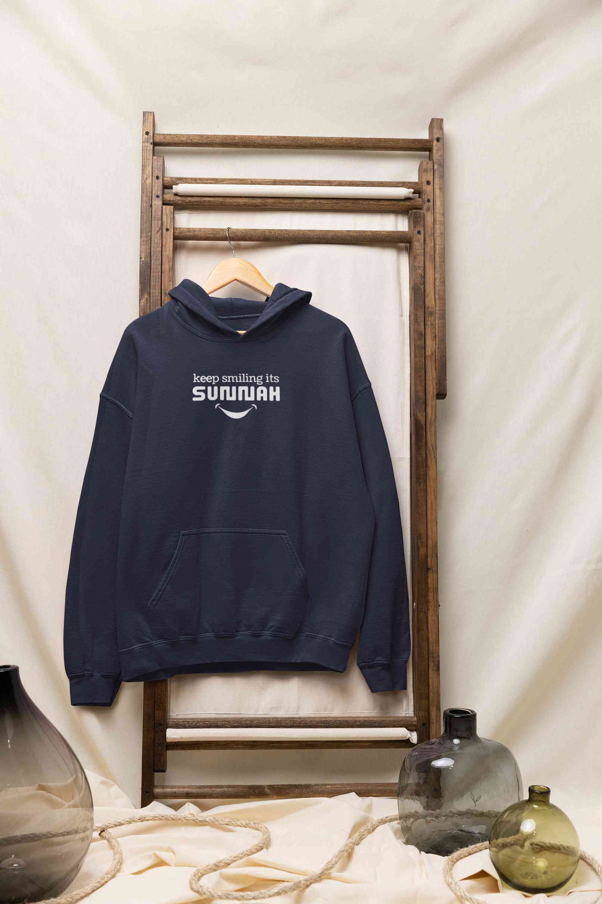 Keep Smiling Its Sunnah Hoodies for Women-FunkyTeesClub