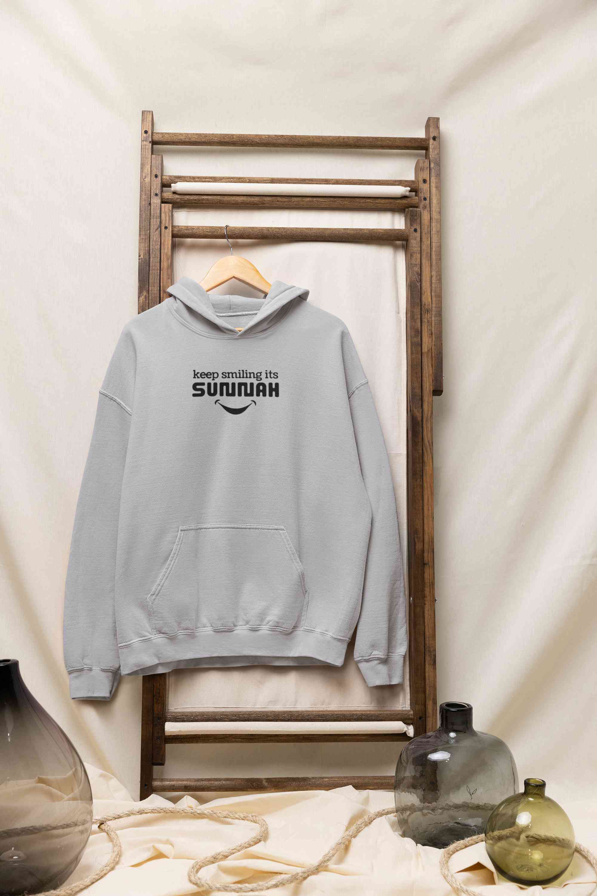 Keep Smiling Its Sunnah Hoodies for Women-FunkyTeesClub