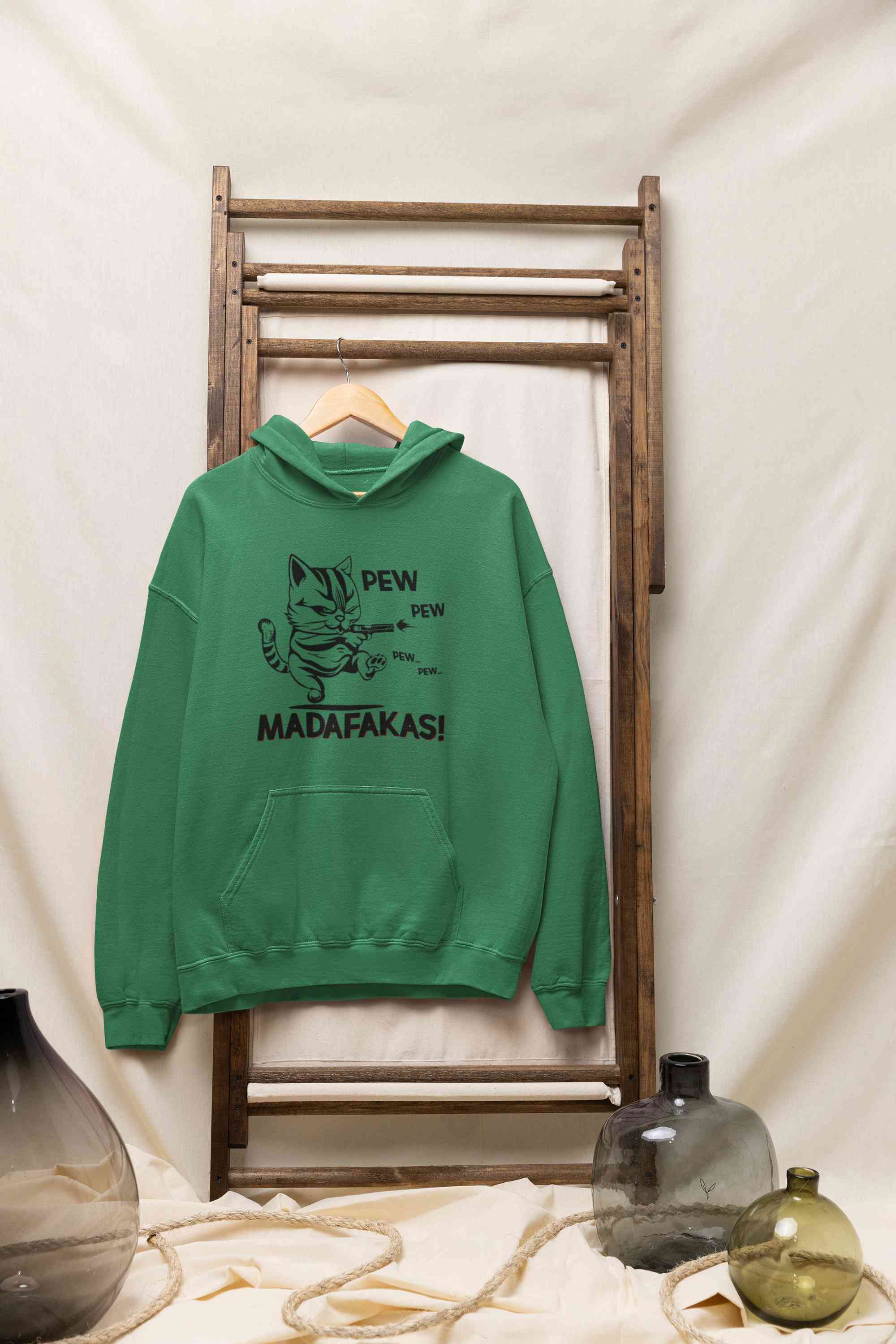 Pew Pew Madafakas Hoodies for Women-FunkyTeesClub
