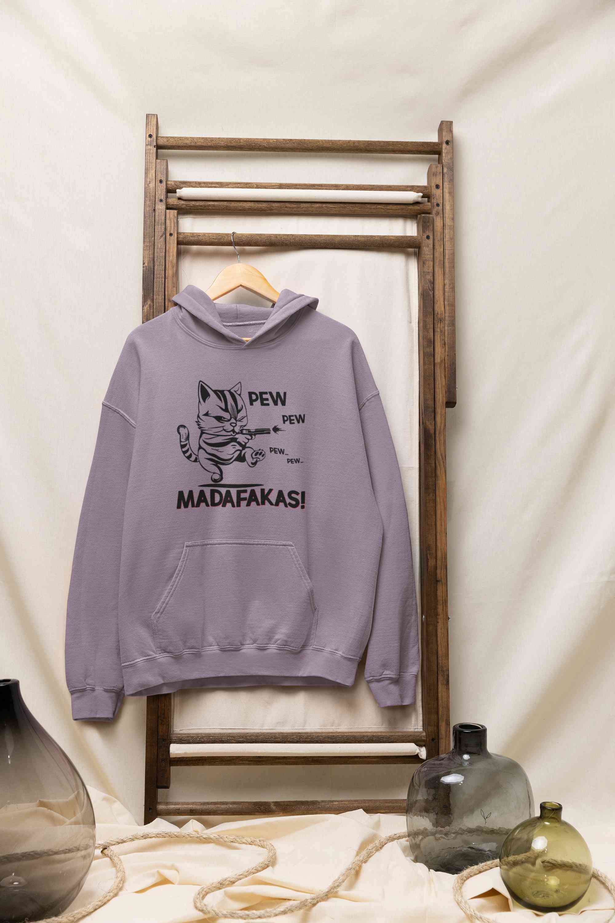Pew Pew Madafakas Hoodies for Women-FunkyTeesClub