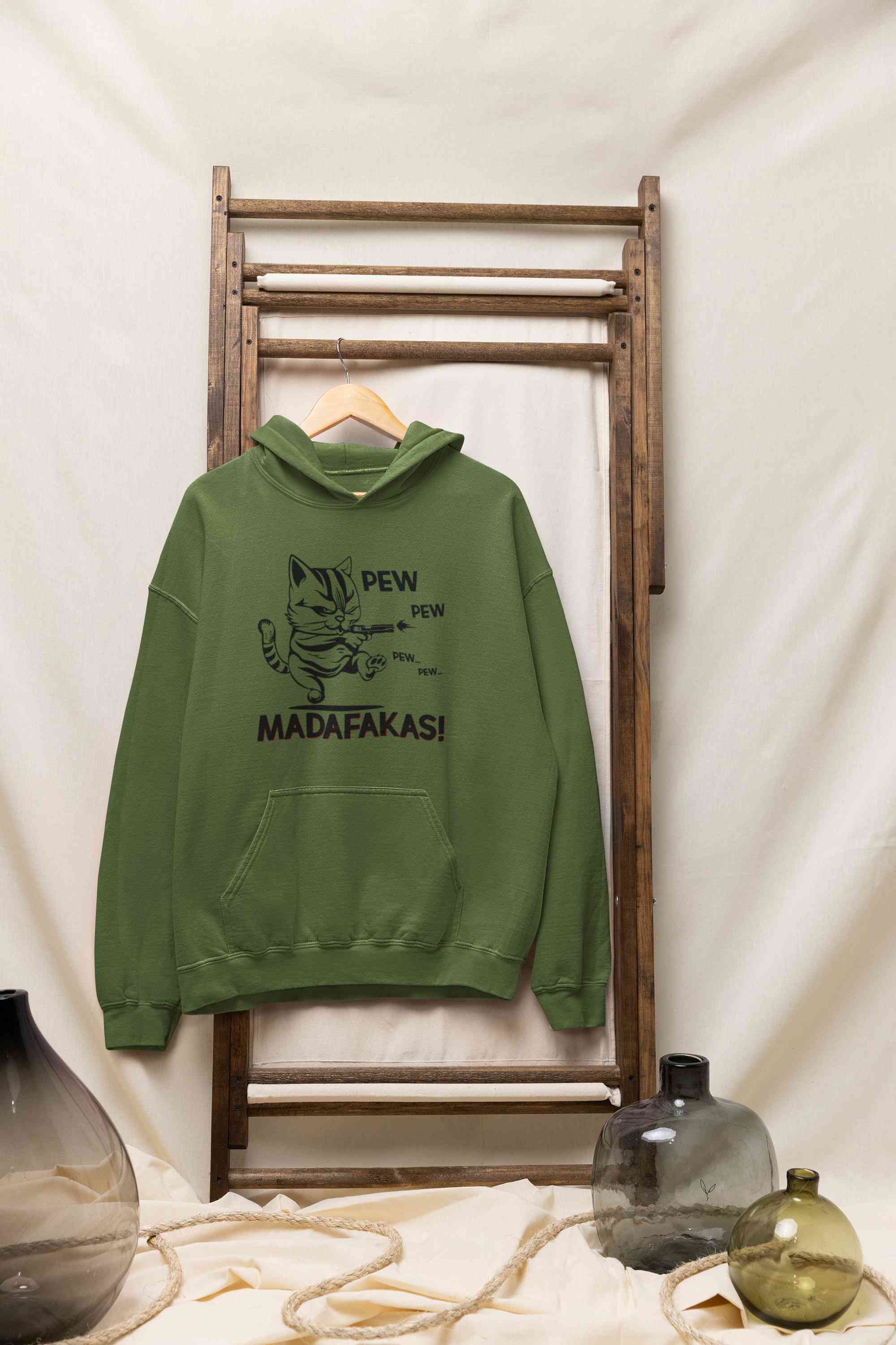 Pew Pew Madafakas Hoodies for Women-FunkyTeesClub