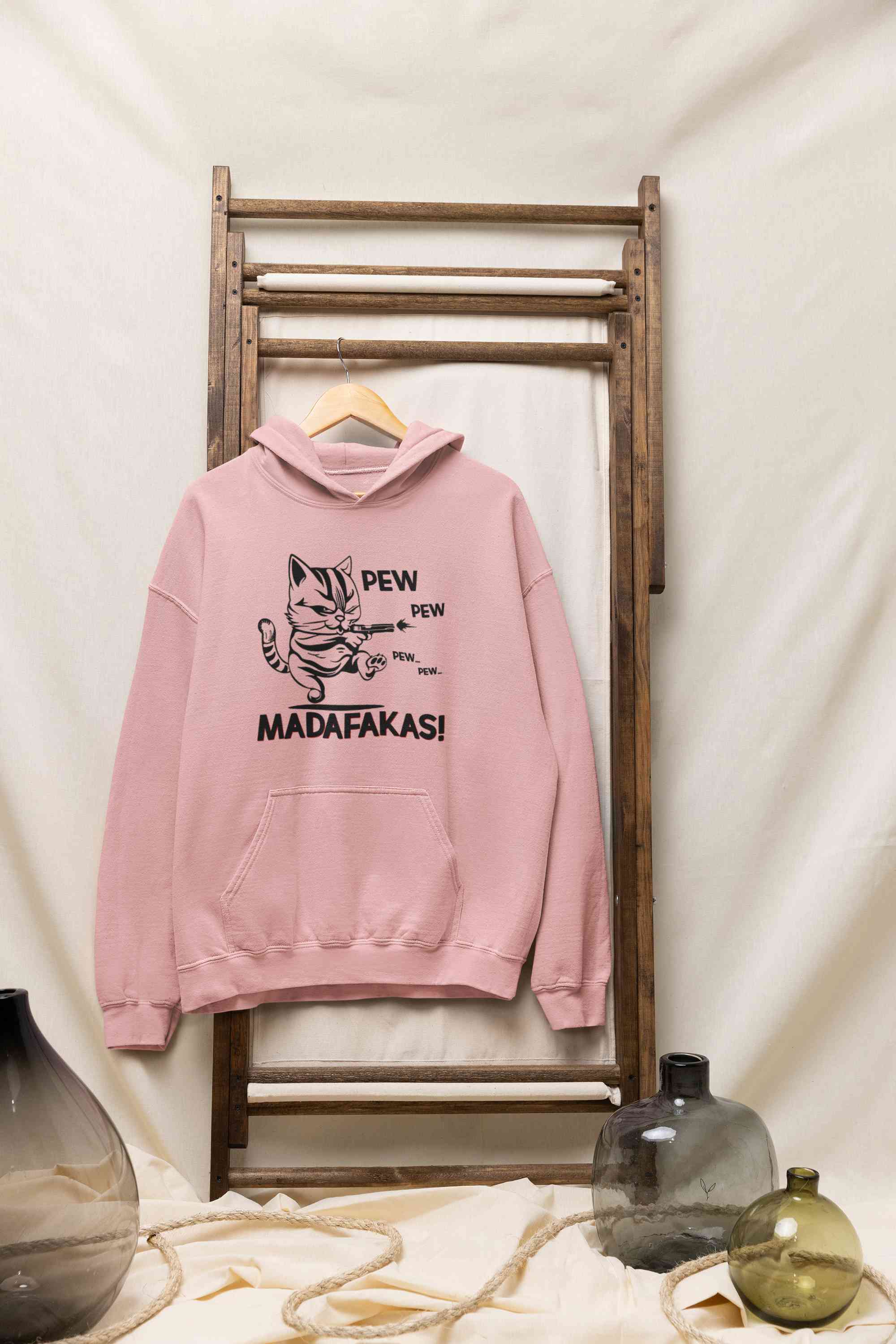 Pew Pew Madafakas Hoodies for Women-FunkyTeesClub