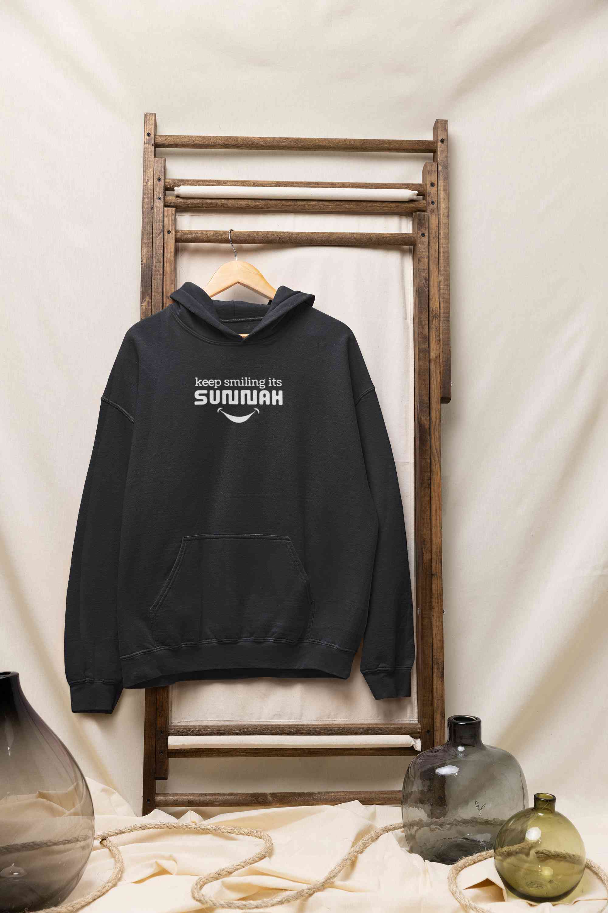 Keep Smiling Its Sunnah Hoodies for Women-FunkyTeesClub