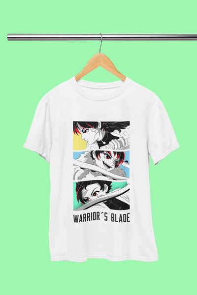 Anime Sequence Inspired By Demon Slayer Mens Half Sleeves T-shirt- FunkyTeesClub