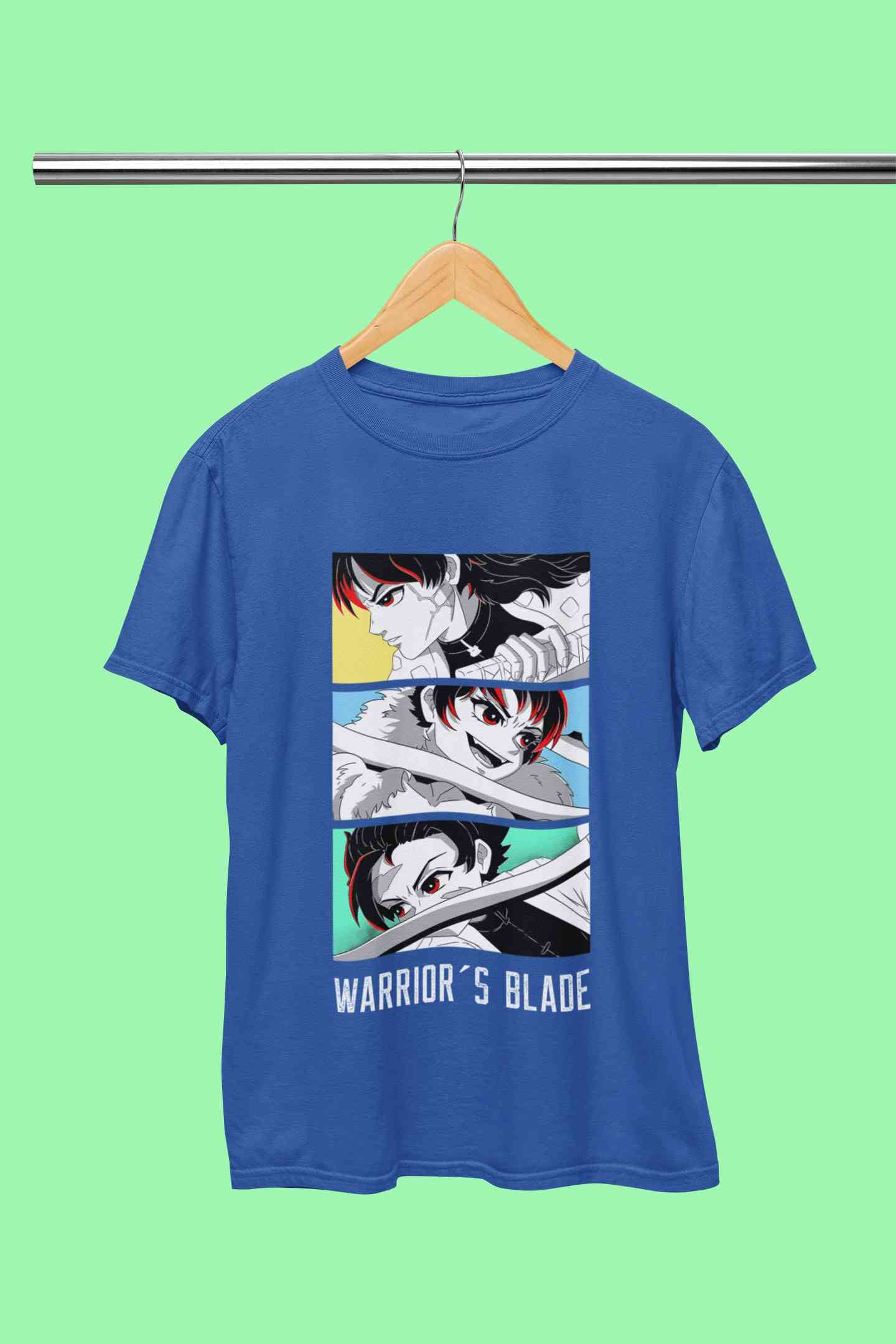 Anime Sequence Inspired By Demon Slayer Mens Half Sleeves T-shirt- FunkyTeesClub