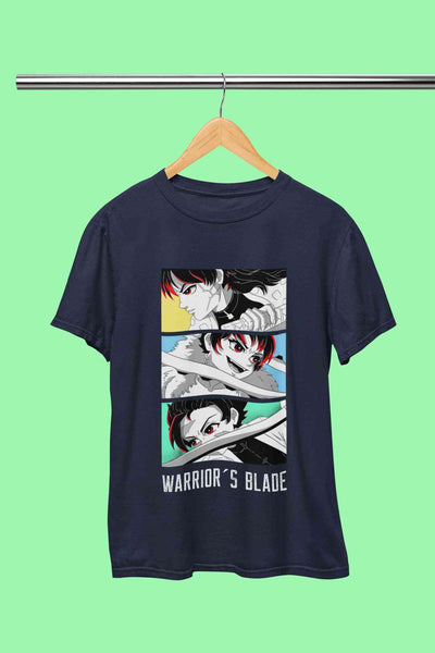 Anime Sequence Inspired By Demon Slayer Mens Half Sleeves T-shirt- FunkyTeesClub