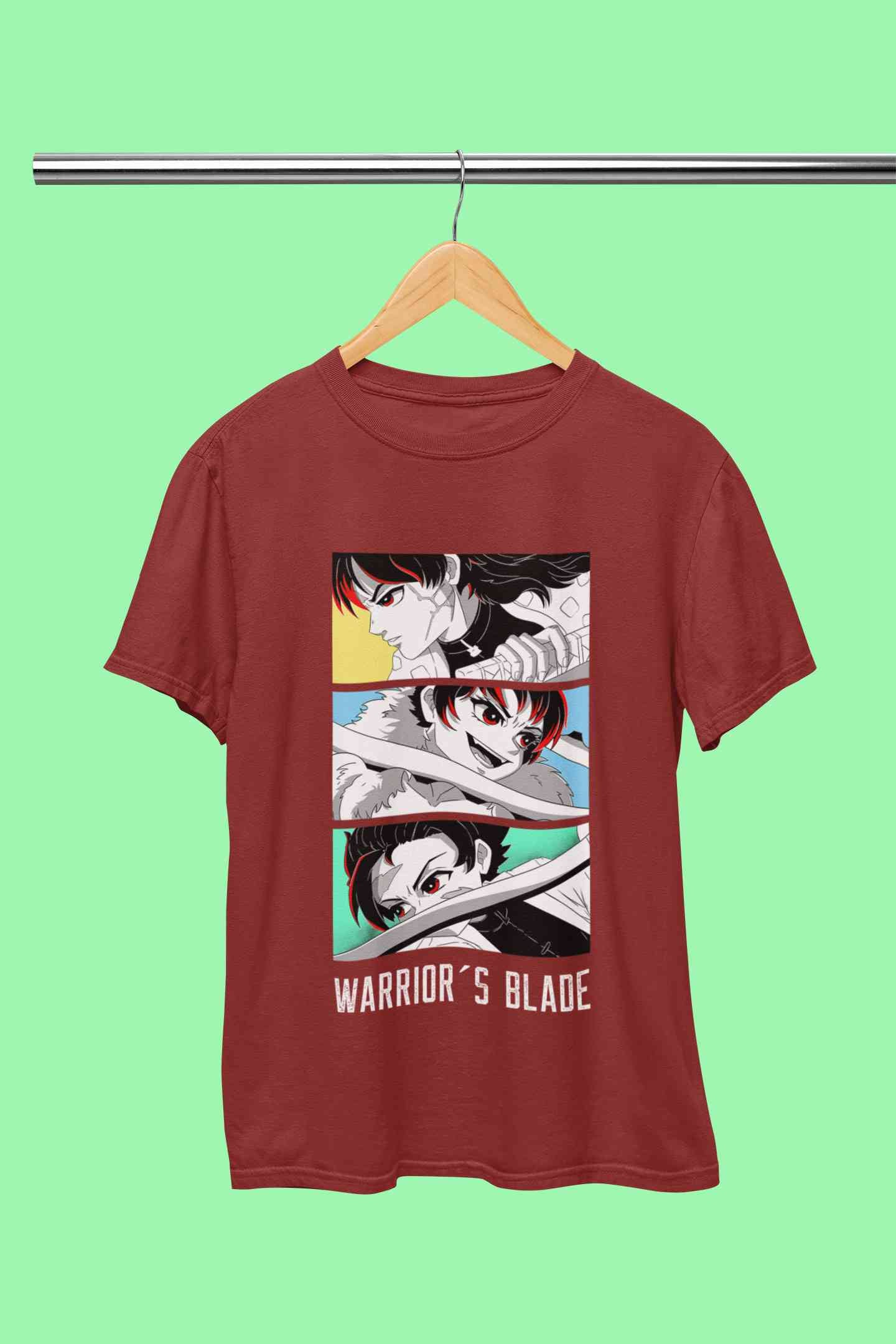 Anime Sequence Inspired By Demon Slayer Women Half Sleeves T-shirt- FunkyTeesClub