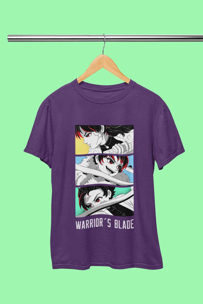 Anime Sequence Inspired By Demon Slayer Mens Half Sleeves T-shirt- FunkyTeesClub