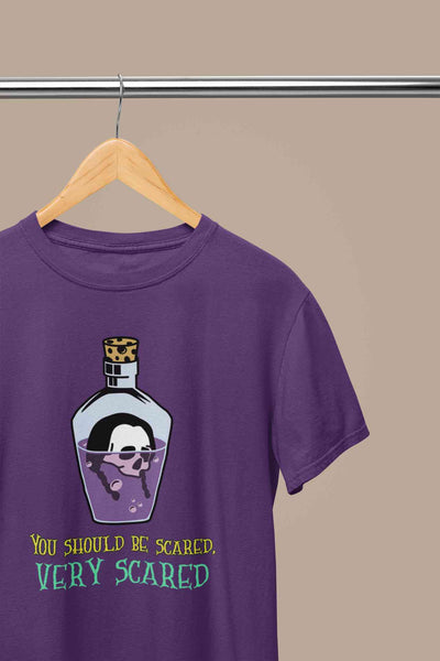 Theme Inspired By Wednesday Mens Half Sleeves T-shirt- FunkyTeesClub