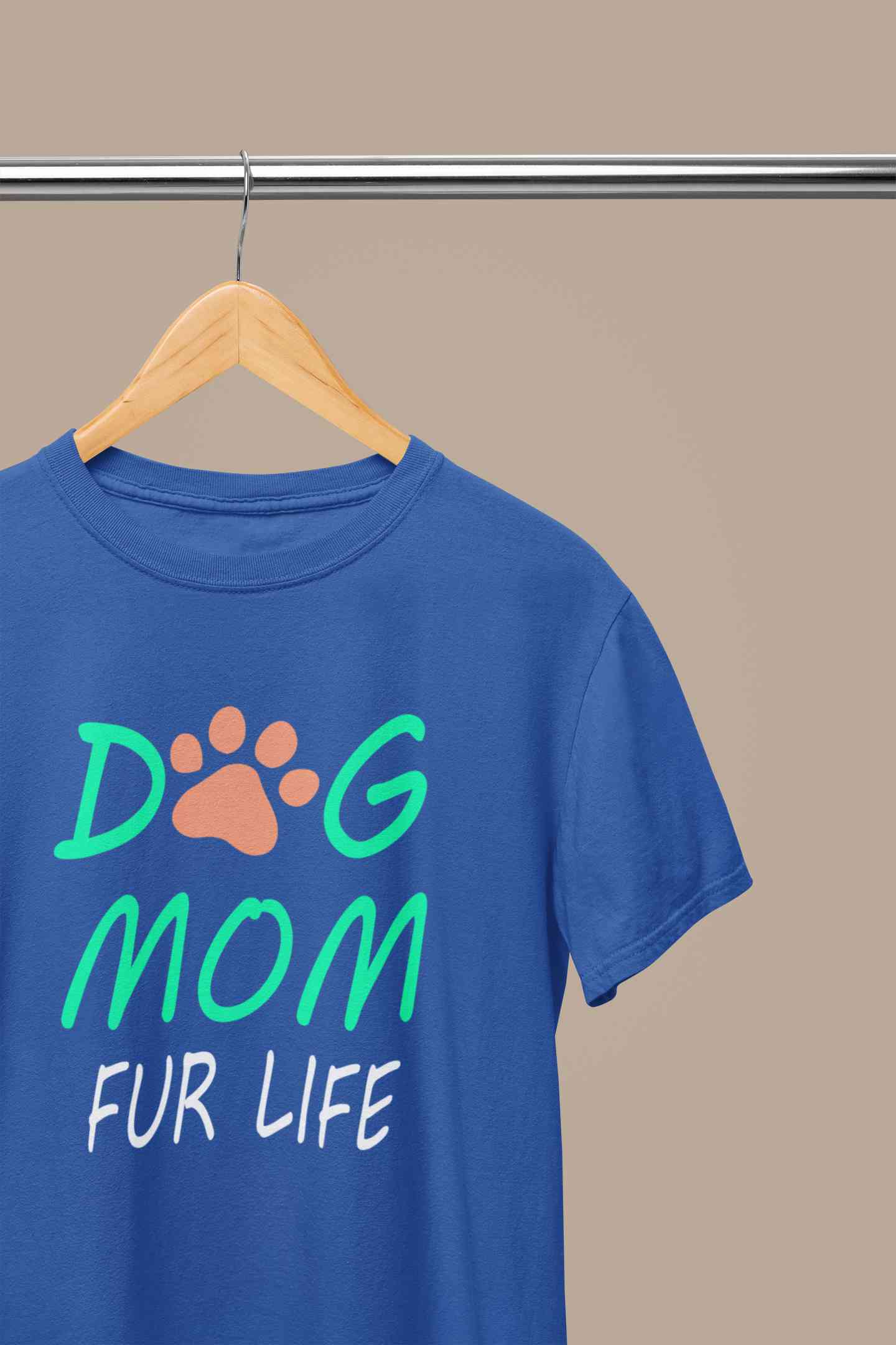 Dog Mom Women Half Sleeves T-shirt- FunkyTeesClub