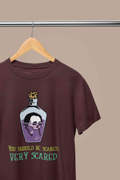 Theme Inspired By Wednesday Mens Half Sleeves T-shirt- FunkyTeesClub