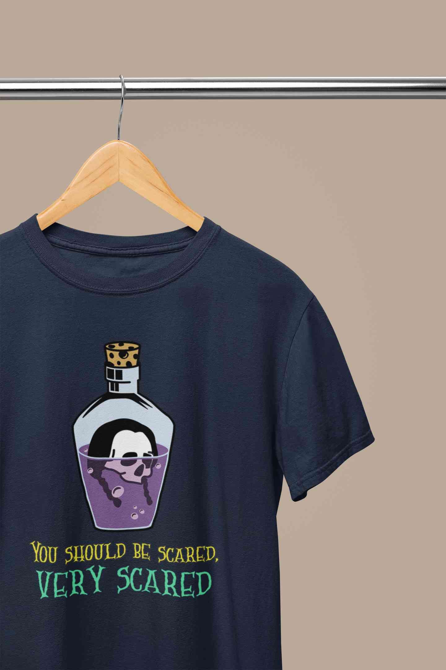 Theme Inspired By Wednesday Mens Half Sleeves T-shirt- FunkyTeesClub