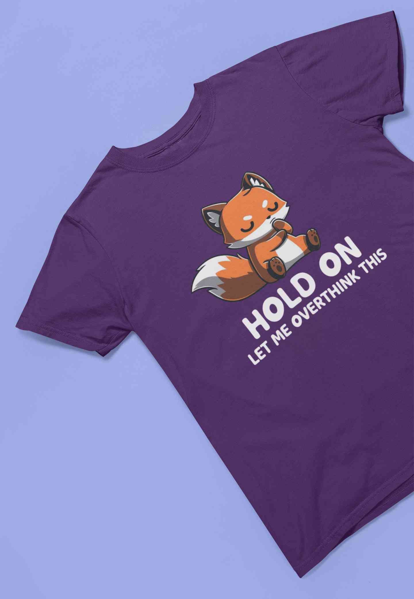 Wise Fox Funny Graphic Mens Half Sleeves T-shirt- FunkyTeesClub