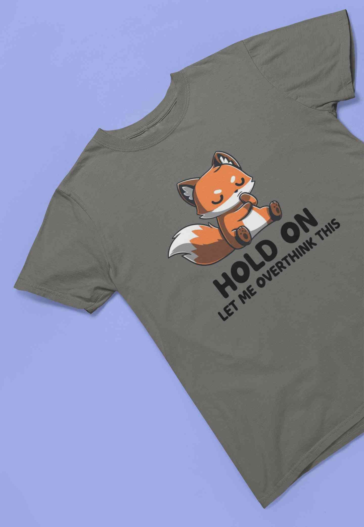 Wise Fox Funny Graphic Mens Half Sleeves T-shirt- FunkyTeesClub