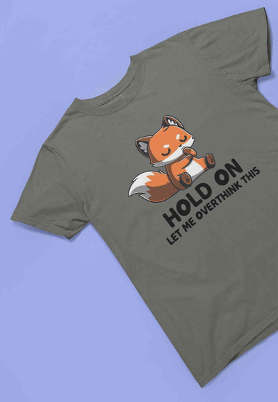 Wise Fox Funny Graphic Mens Half Sleeves T-shirt- FunkyTeesClub