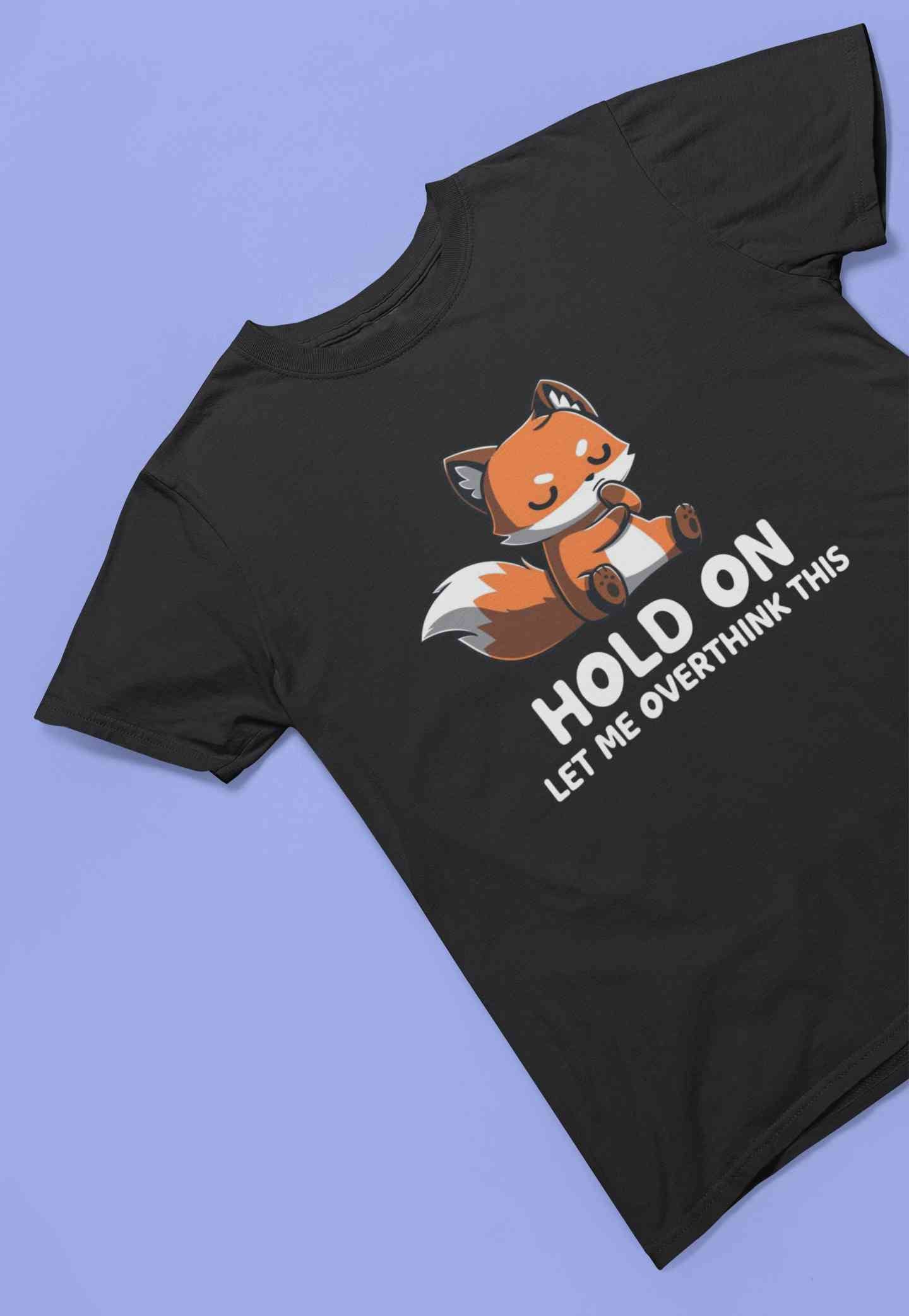 Wise Fox Funny Graphic Mens Half Sleeves T-shirt- FunkyTeesClub