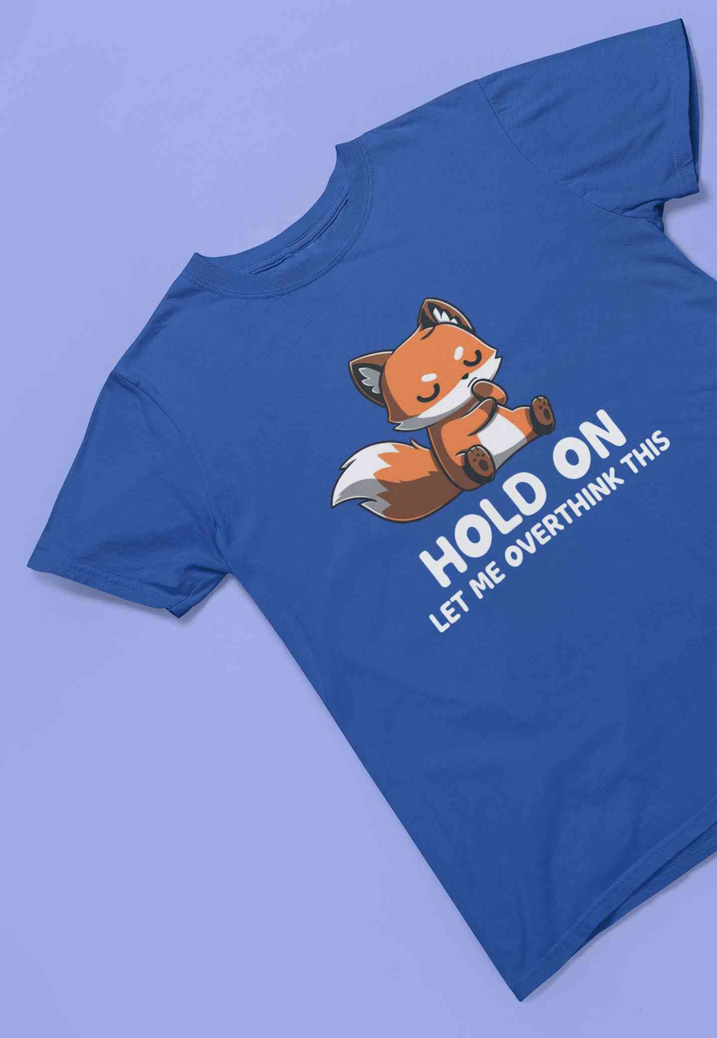 Wise Fox Funny Graphic Mens Half Sleeves T-shirt- FunkyTeesClub