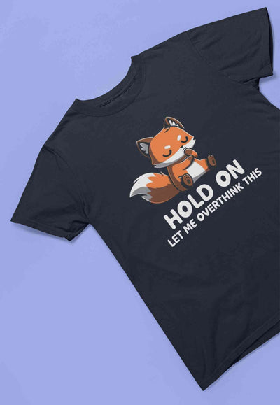 Wise Fox Funny Graphic Mens Half Sleeves T-shirt- FunkyTeesClub