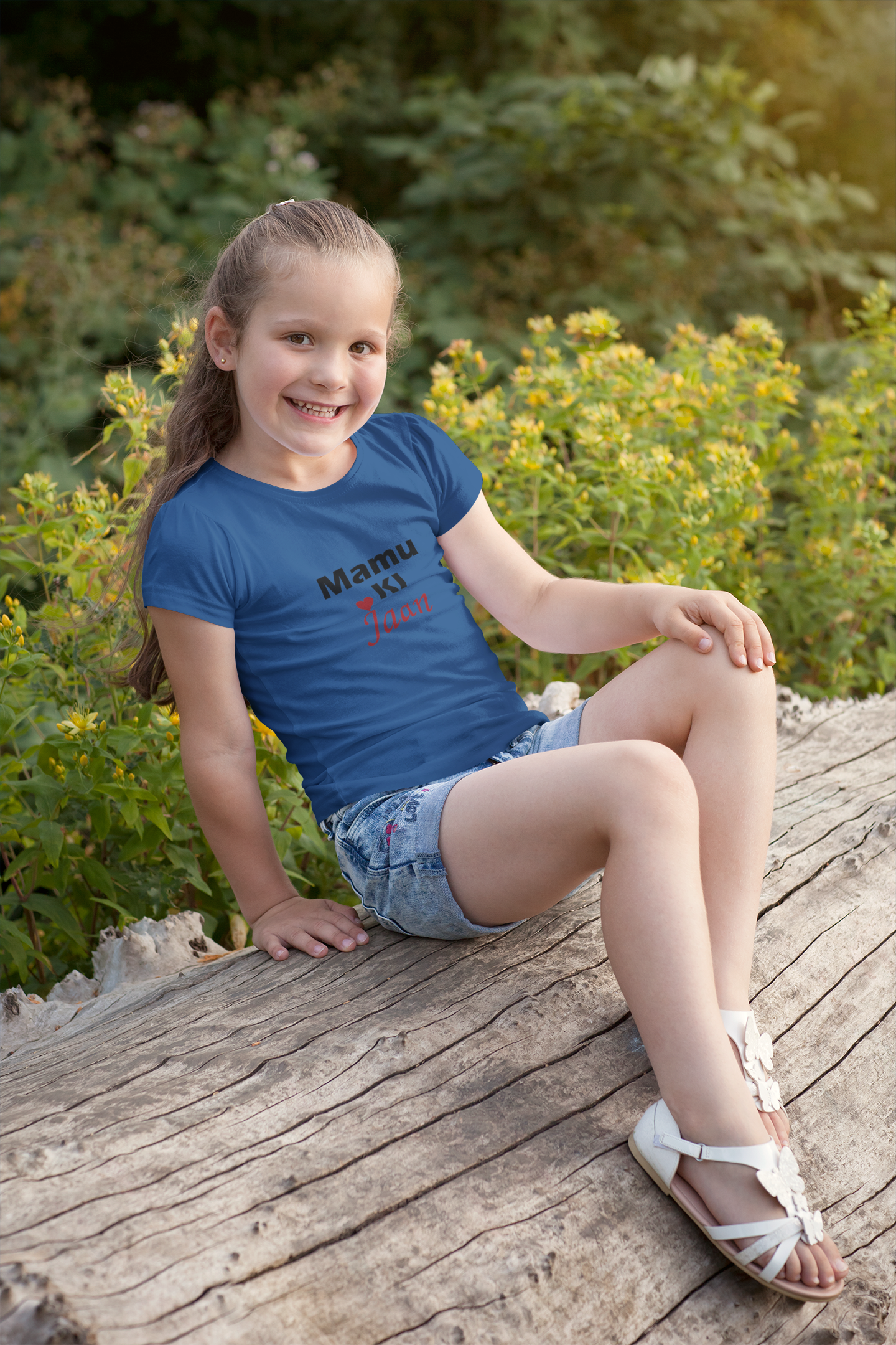 Mamu Ki Jaan Half Sleeves T-Shirt For Girls -FunkyTeesClub
