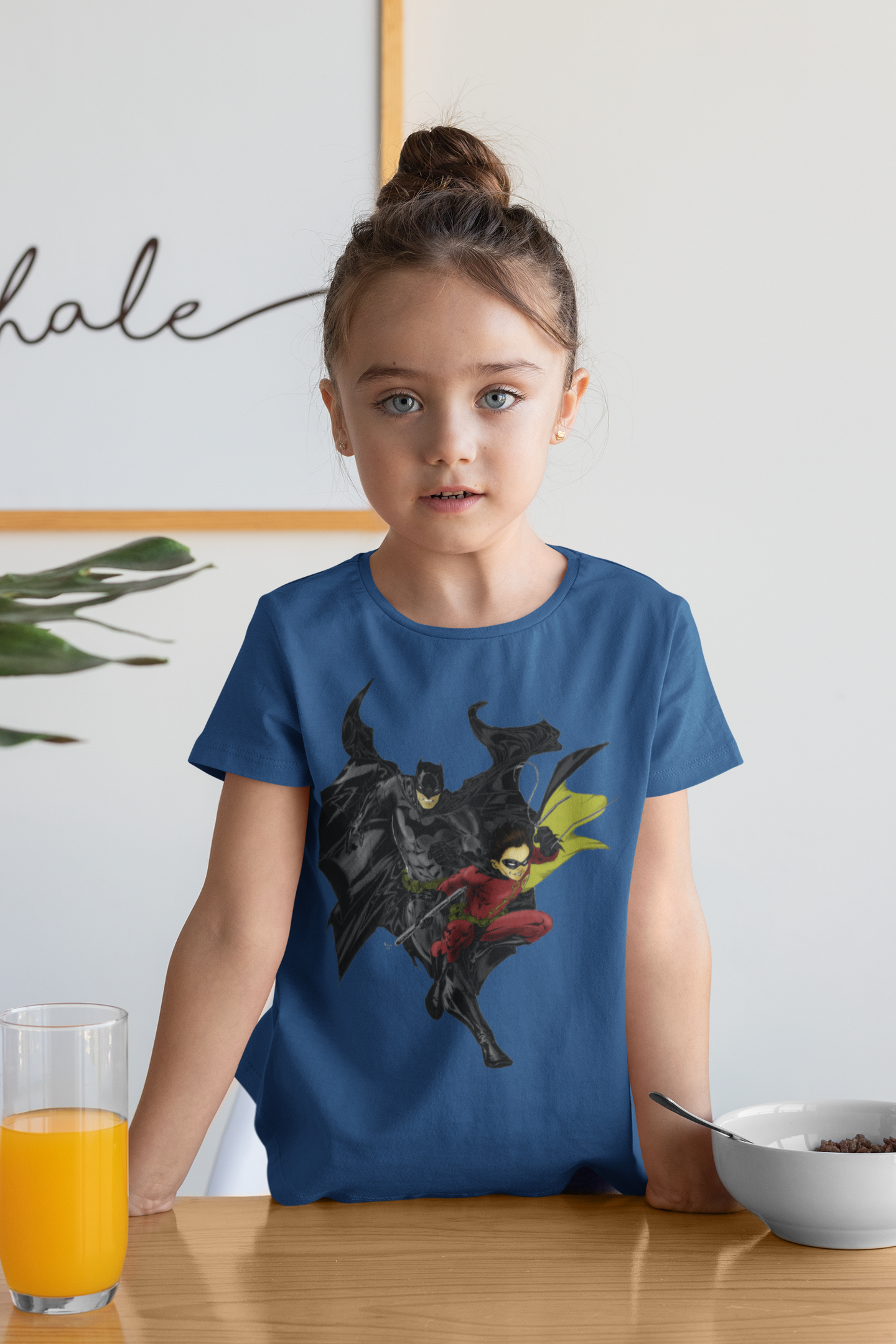 Superhero Half Sleeves T-Shirt For Girls -FunkyTeesClub