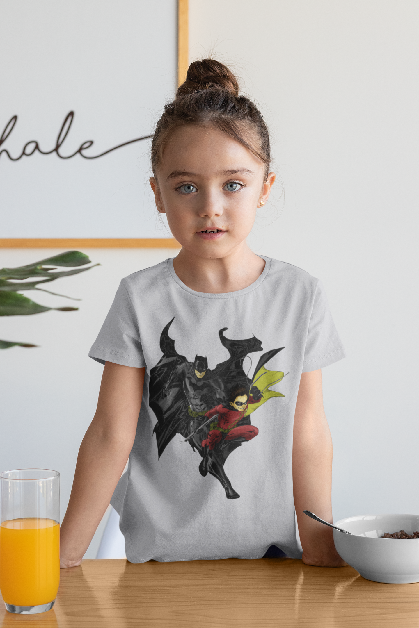 Superhero Half Sleeves T-Shirt For Girls -FunkyTeesClub