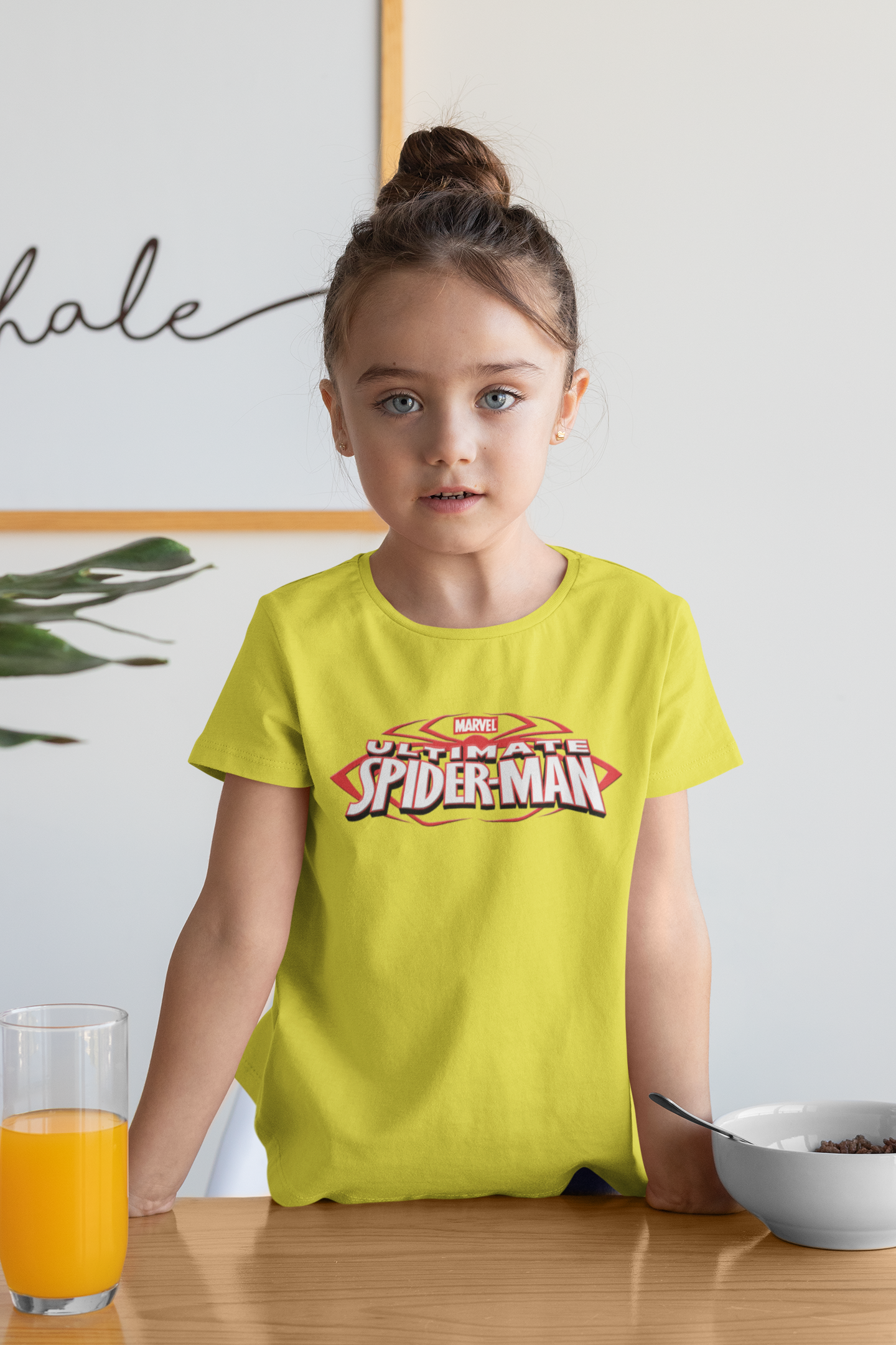 Cute Cartoon Half Sleeves T-Shirt For Girls -FunkyTeesClub