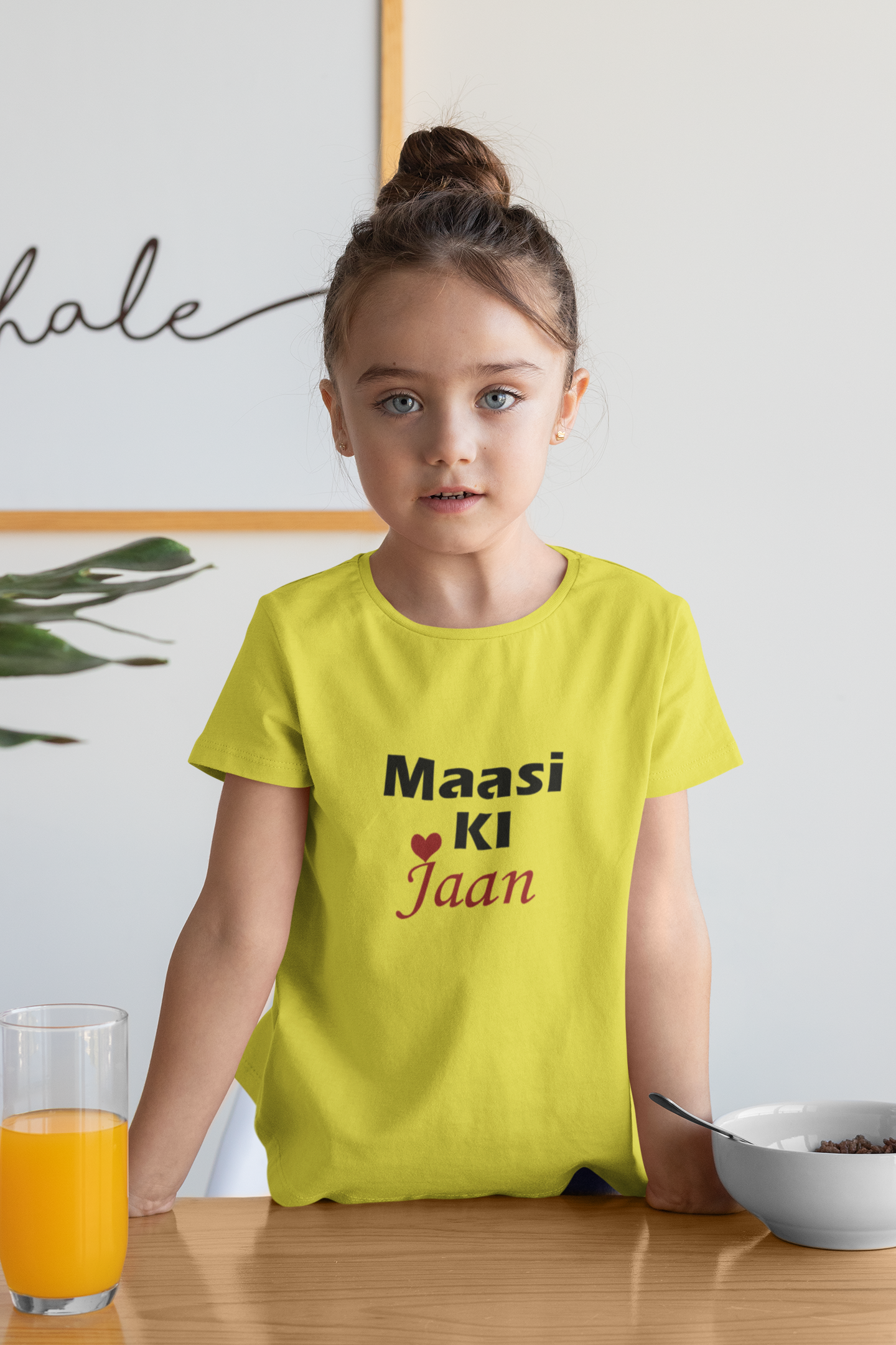 Maasi Ki Jaan Half Sleeves T-Shirt For Girls -FunkyTeesClub
