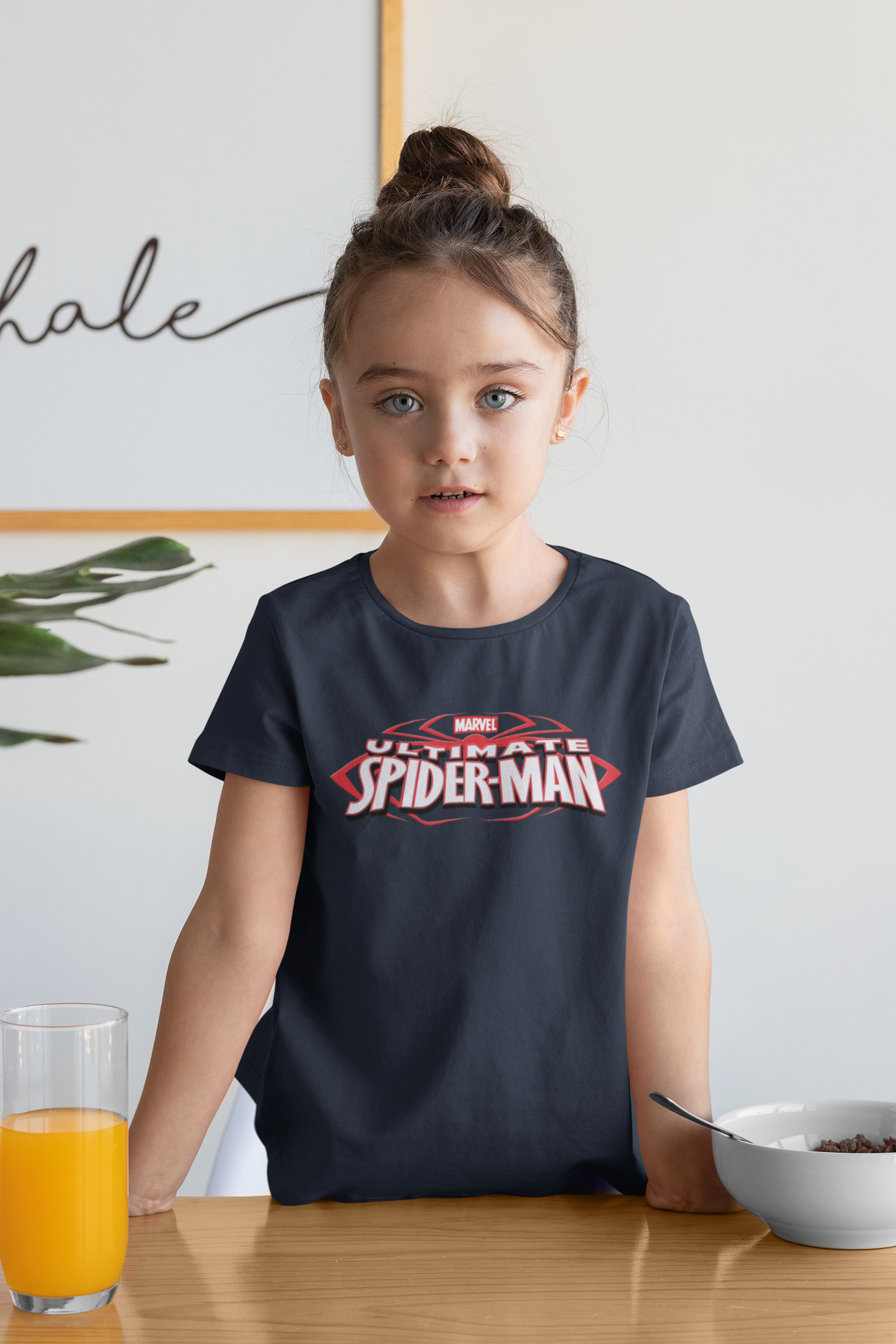 Cute Cartoon Half Sleeves T-Shirt For Girls -FunkyTeesClub