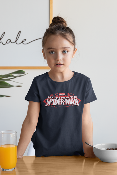 Cute Cartoon Half Sleeves T-Shirt For Girls -FunkyTeesClub