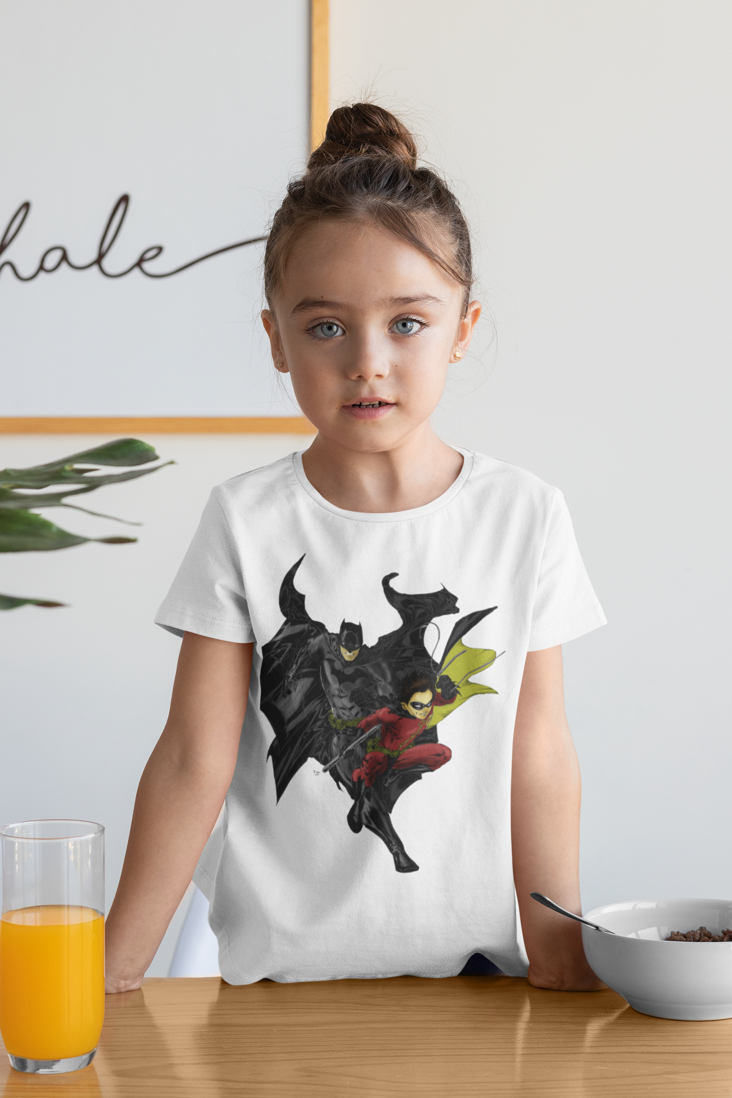 Superhero Half Sleeves T-Shirt For Girls -FunkyTeesClub