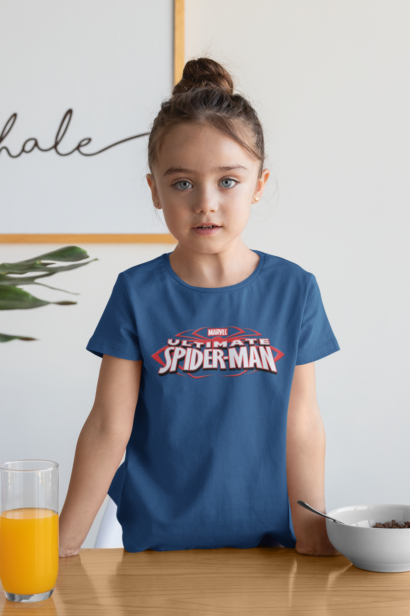 Cute Cartoon Half Sleeves T-Shirt For Girls -FunkyTeesClub