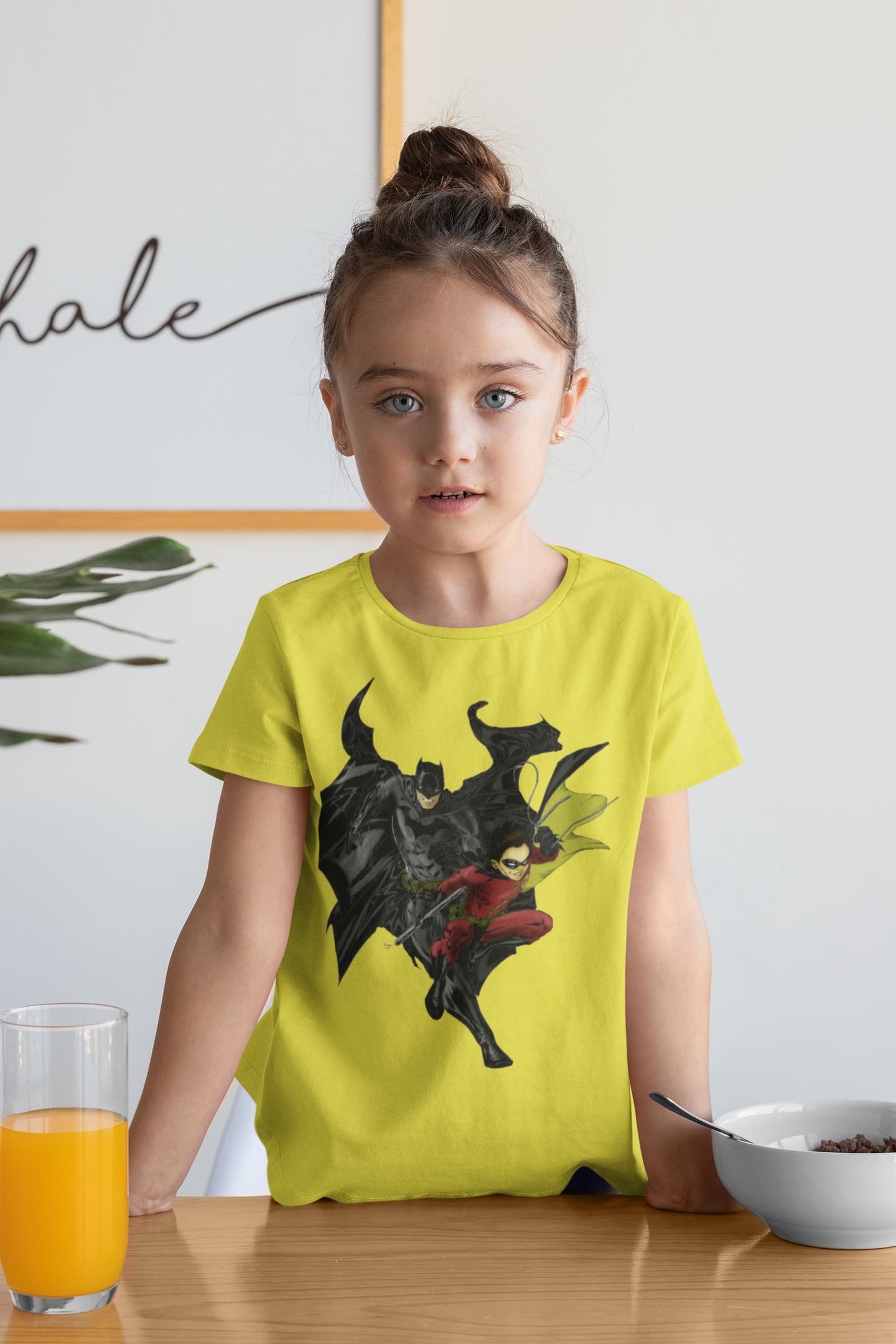 Superhero Half Sleeves T-Shirt For Girls -FunkyTeesClub
