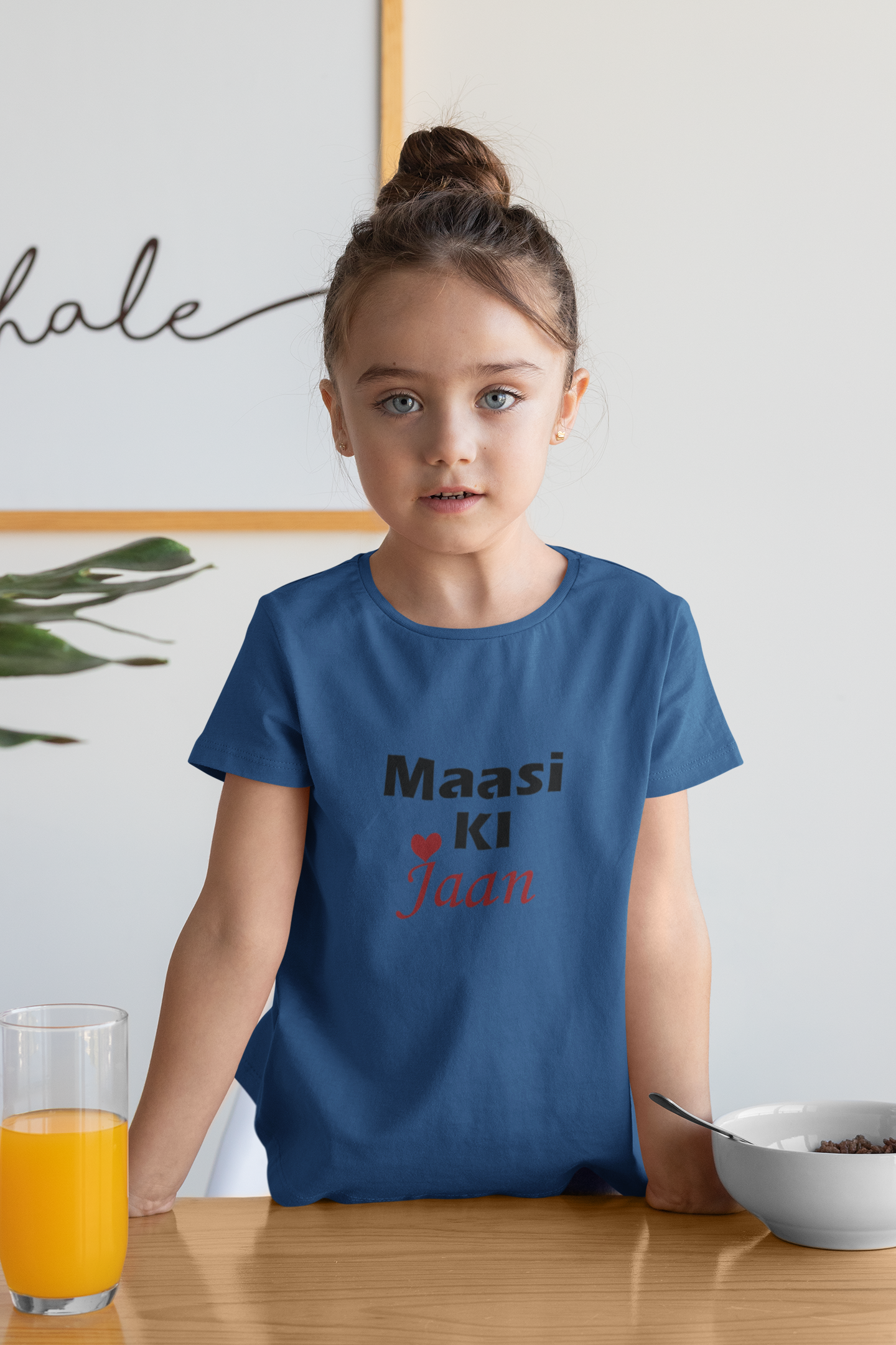 Maasi Ki Jaan Half Sleeves T-Shirt For Girls -FunkyTeesClub