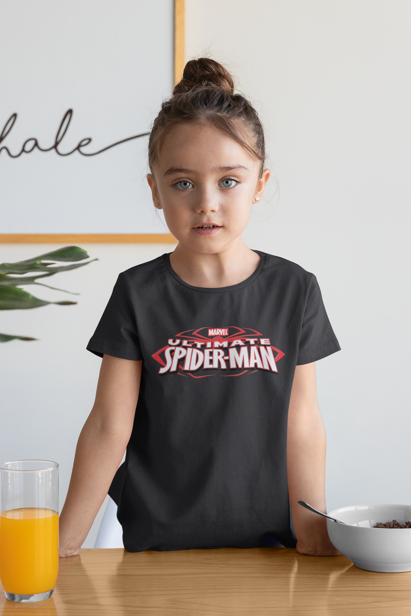Cute Cartoon Half Sleeves T-Shirt For Girls -FunkyTeesClub