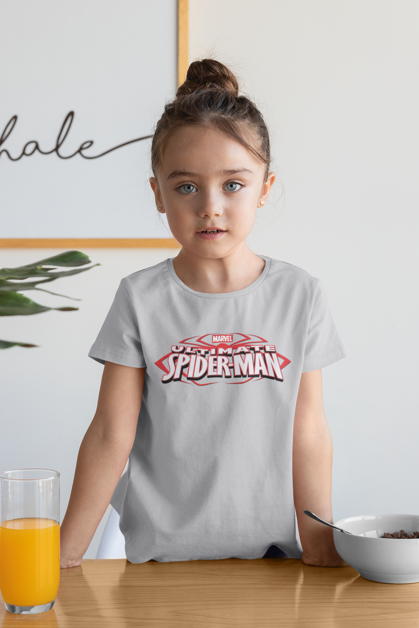 Cute Cartoon Half Sleeves T-Shirt For Girls -FunkyTeesClub