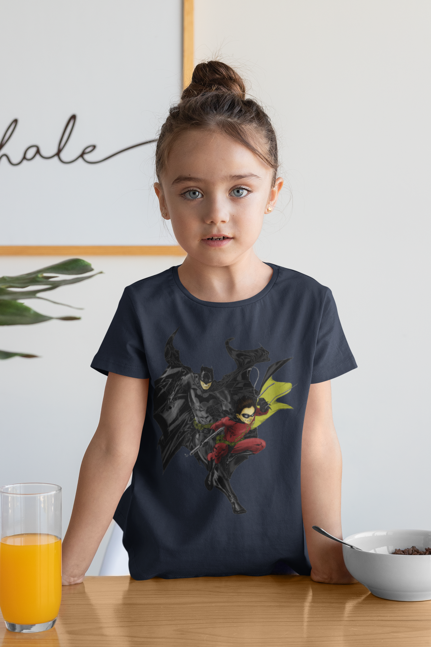 Superhero Half Sleeves T-Shirt For Girls -FunkyTeesClub