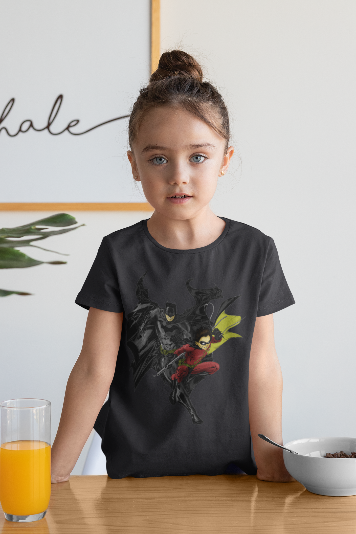Superhero Half Sleeves T-Shirt For Girls -FunkyTeesClub