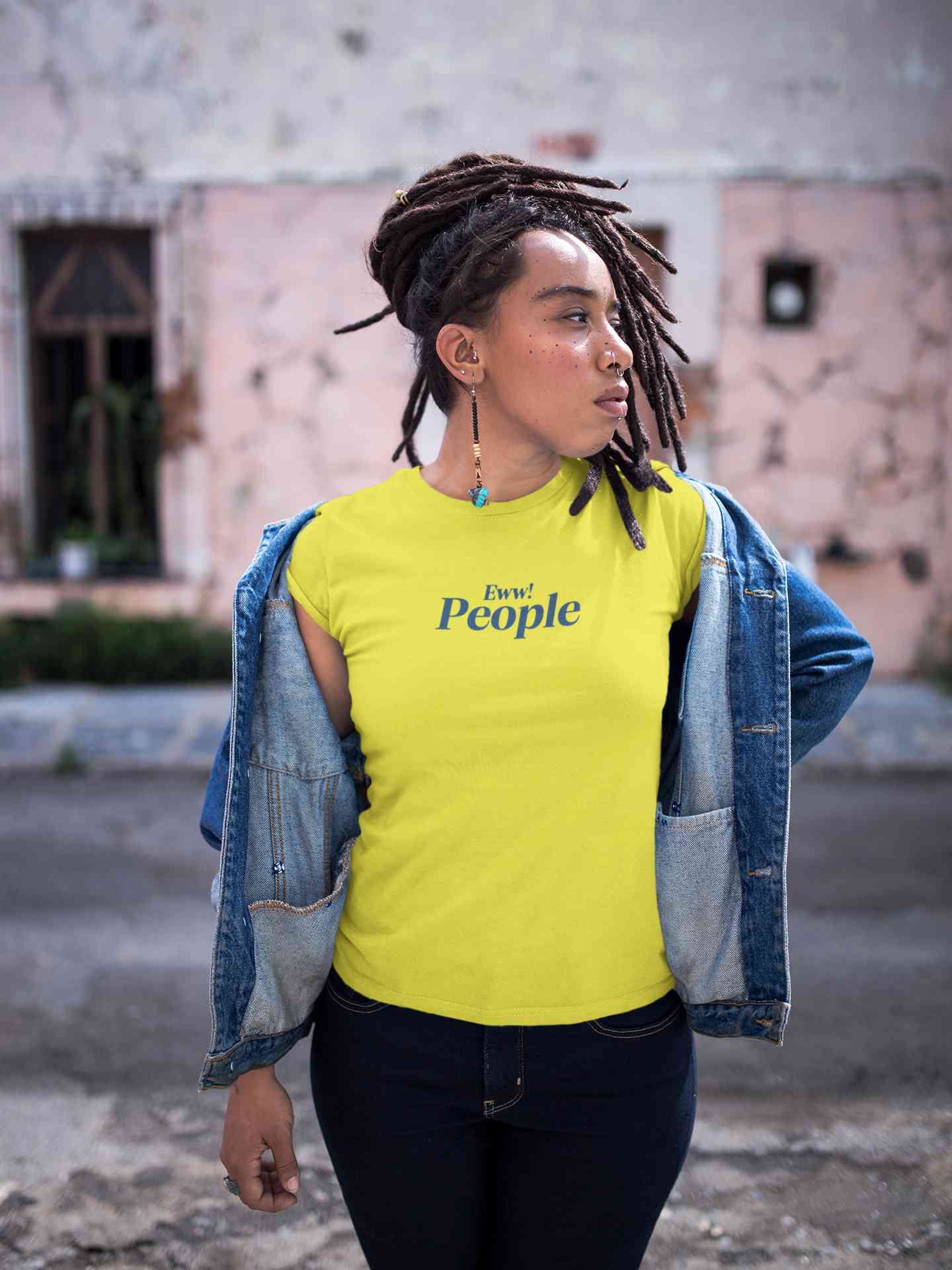 Eww! People Women Half Sleeves T-shirt- FunkyTeesClub