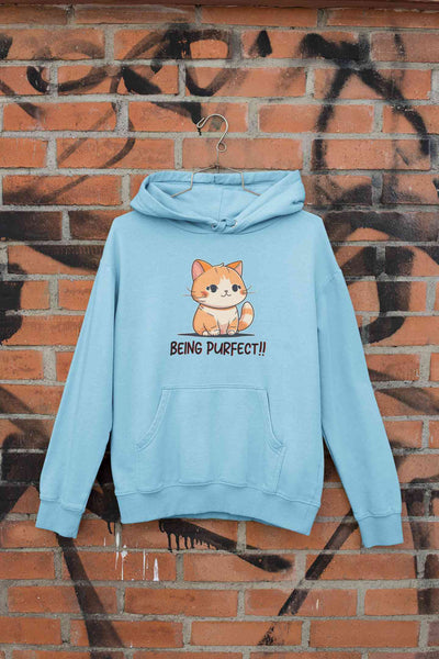 Being Purfect Men Hoodies-FunkyTeesClub