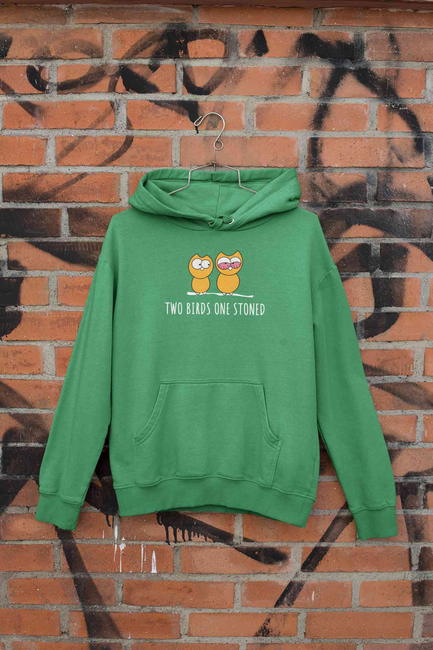 Stoned Bird Minimals Hoodies for Women-FunkyTeesClub
