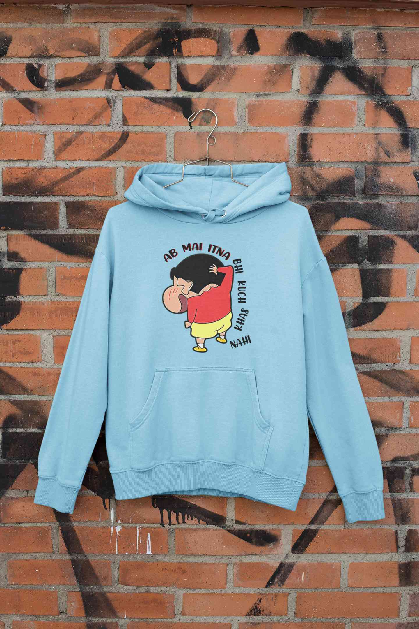 Ab Mai Itna Bhi Kuchh Khaas Nahi Cartoon Funny Memes Hoodies for Women-FunkyTeesClub