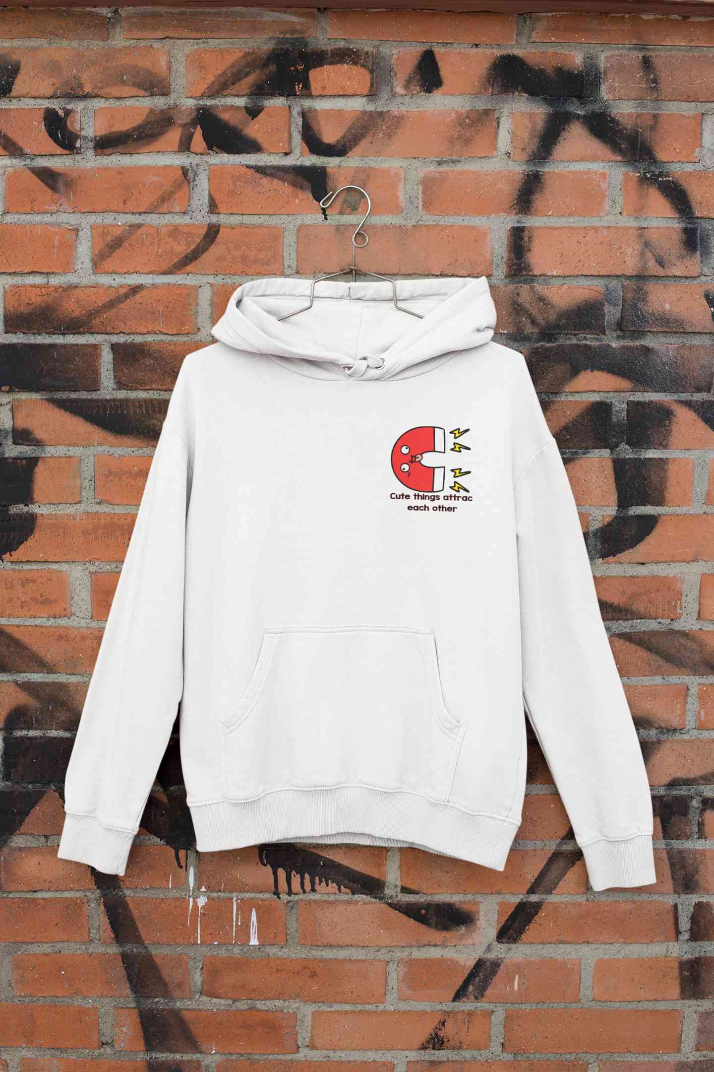 Cute Things Couples Lovey Dovey Hoodie-FunkyTeesClub