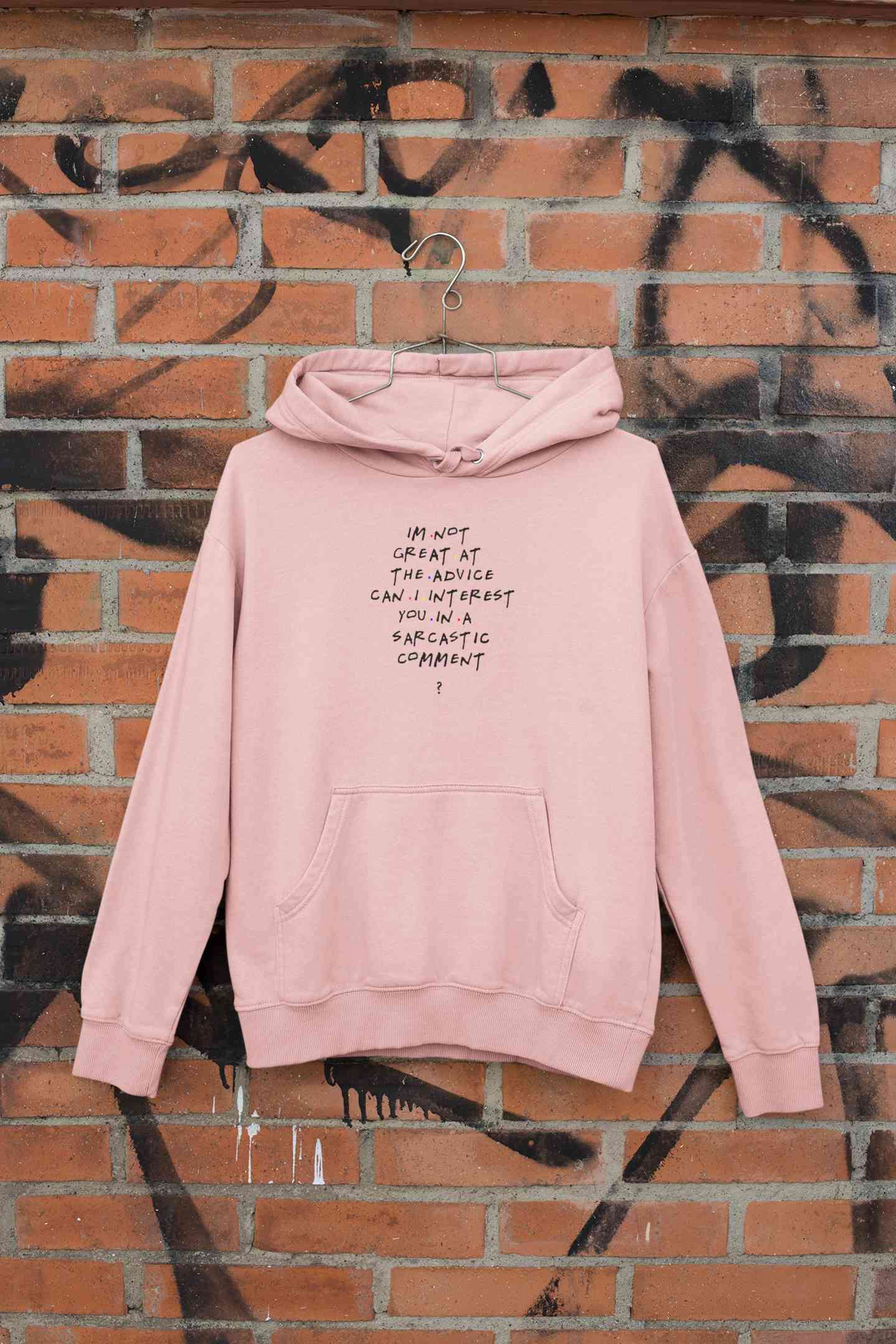 F.R.I.E.N.D.S Sarcastic Comment Chandler Quotes Men Hoodies-FunkyTeesClub