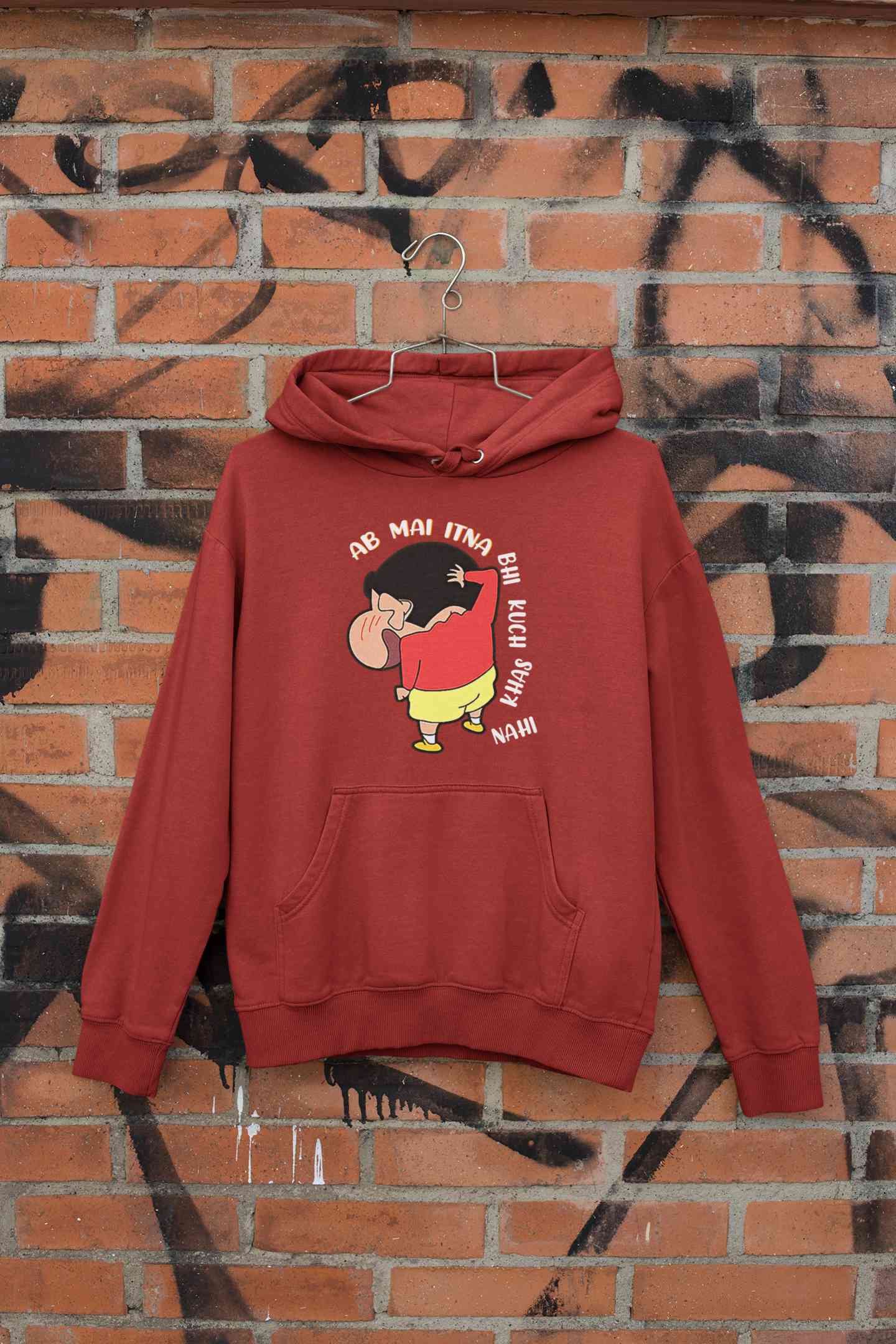 Ab Mai Itna Bhi Kuchh Khaas Nahi Cartoon Funny Memes Hoodies for Women-FunkyTeesClub