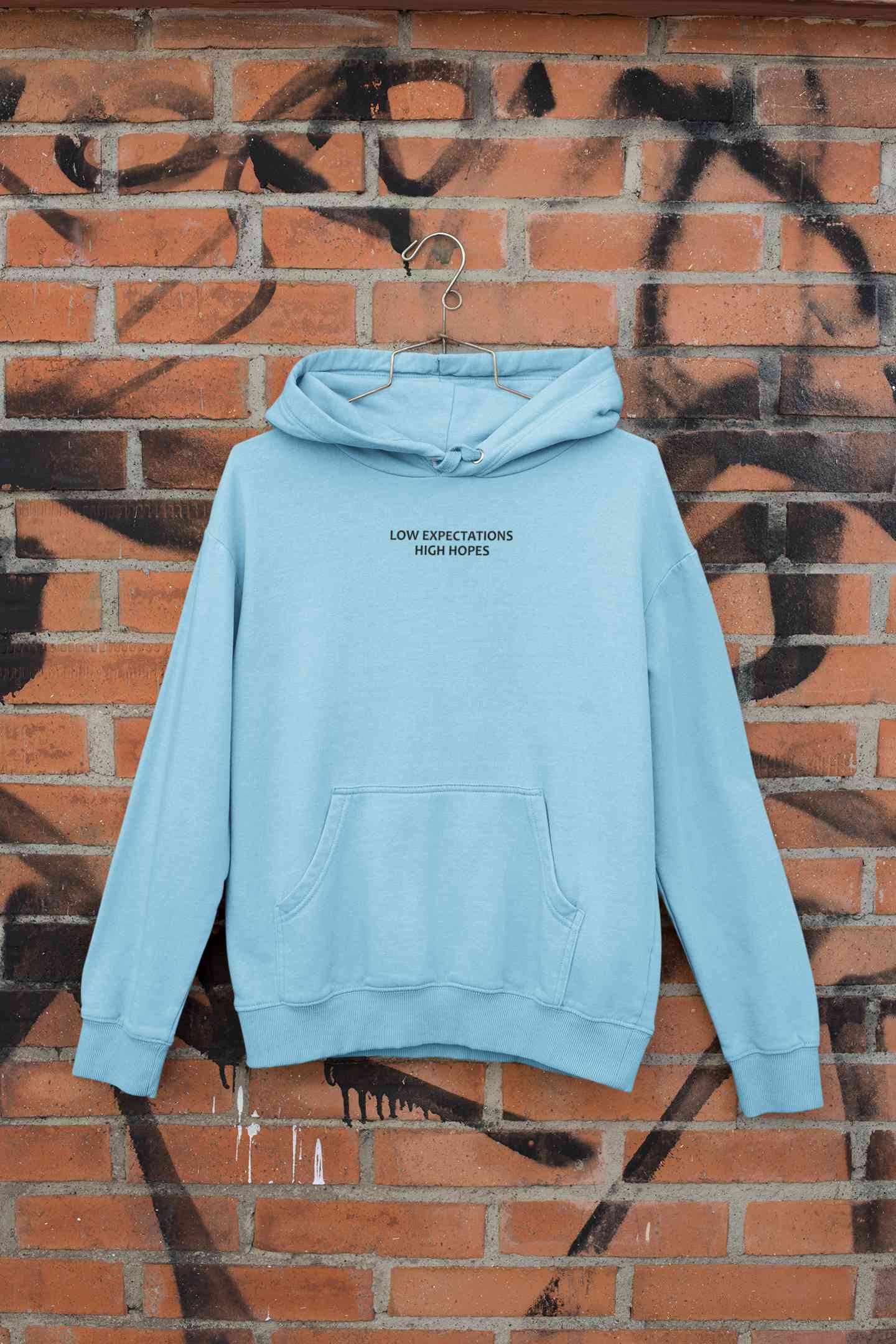 Low Expectations High Hopes Men Hoodies-FunkyTeesClub