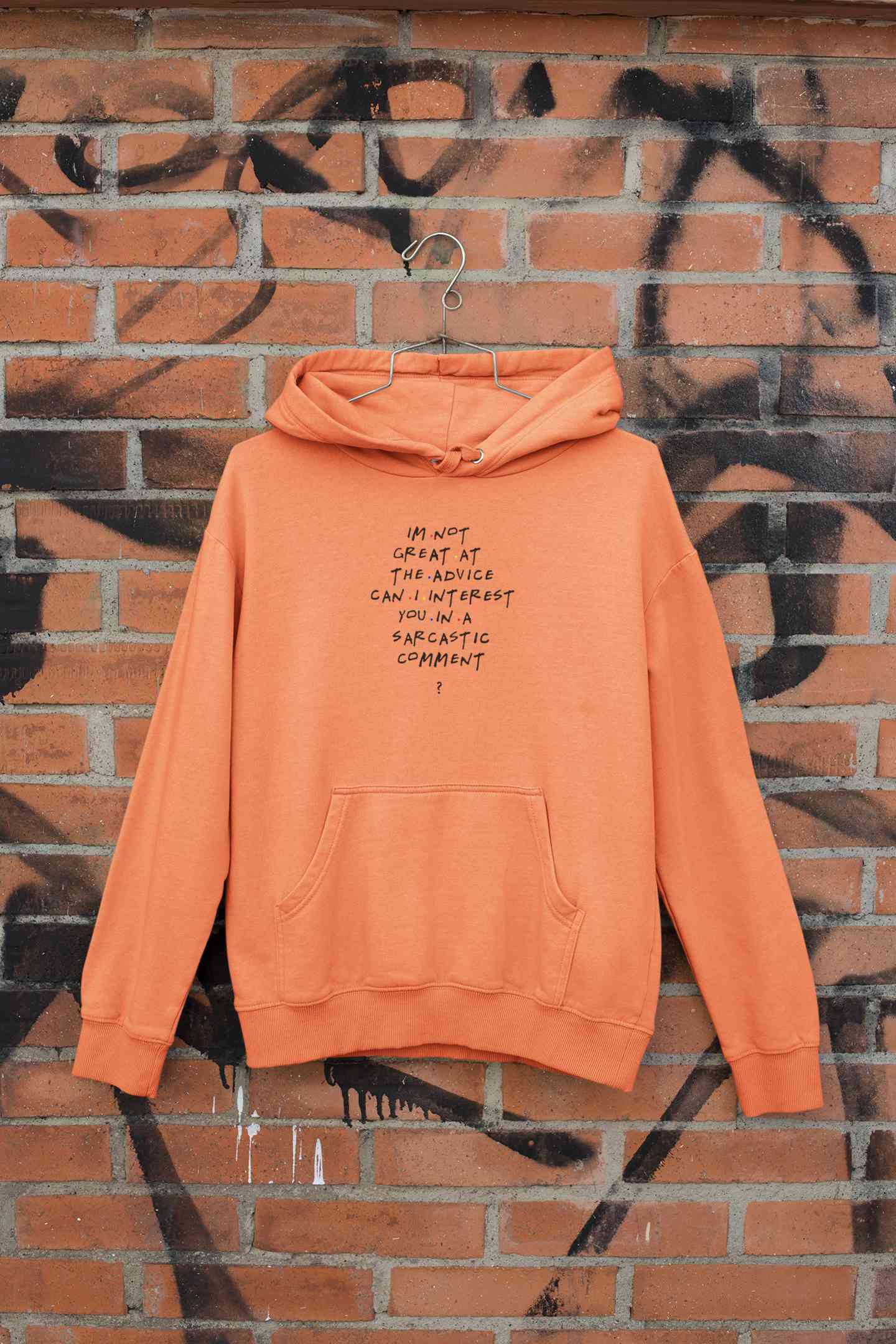 F.R.I.E.N.D.S Sarcastic Comment Chandler Quotes Men Hoodies-FunkyTeesClub