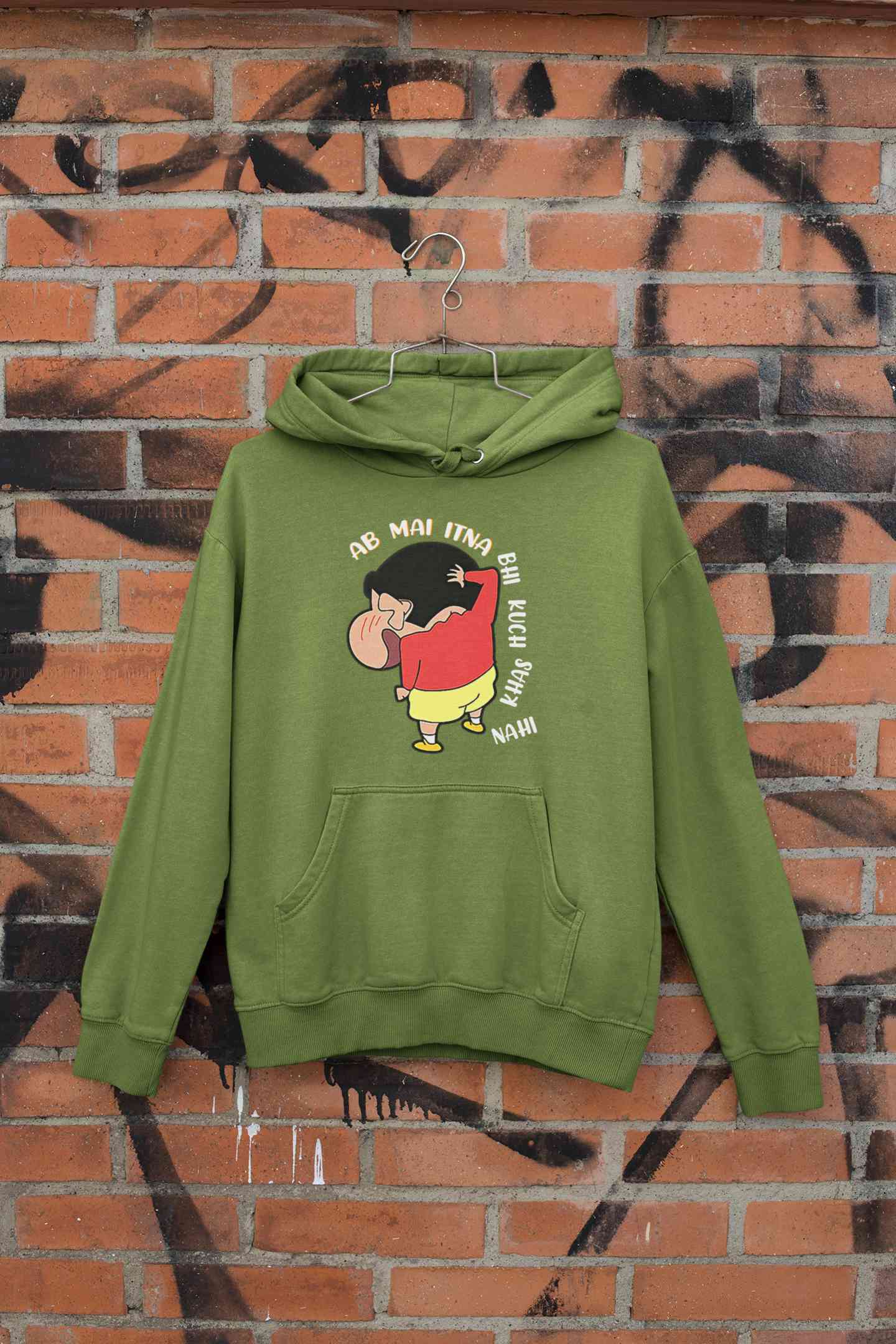 Ab Mai Itna Bhi Kuchh Khaas Nahi Cartoon Funny Memes Men Hoodies-FunkyTeesClub