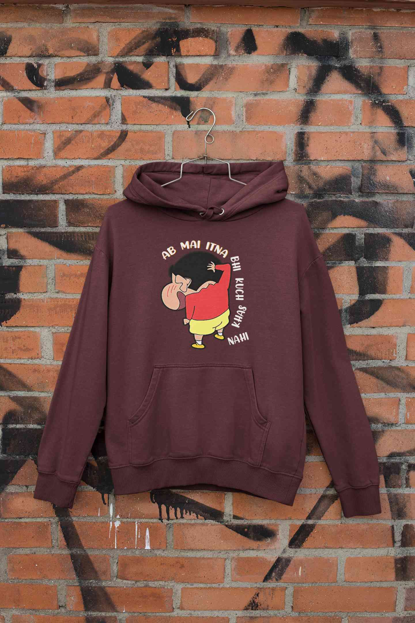 Ab Mai Itna Bhi Kuchh Khaas Nahi Cartoon Funny Memes Hoodies for Women-FunkyTeesClub